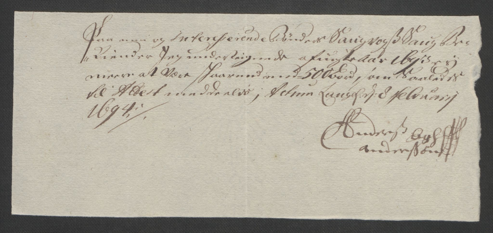 Rentekammeret inntil 1814, Reviderte regnskaper, Fogderegnskap, AV/RA-EA-4092/R48/L2974: Fogderegnskap Sunnhordland og Hardanger, 1693, p. 83