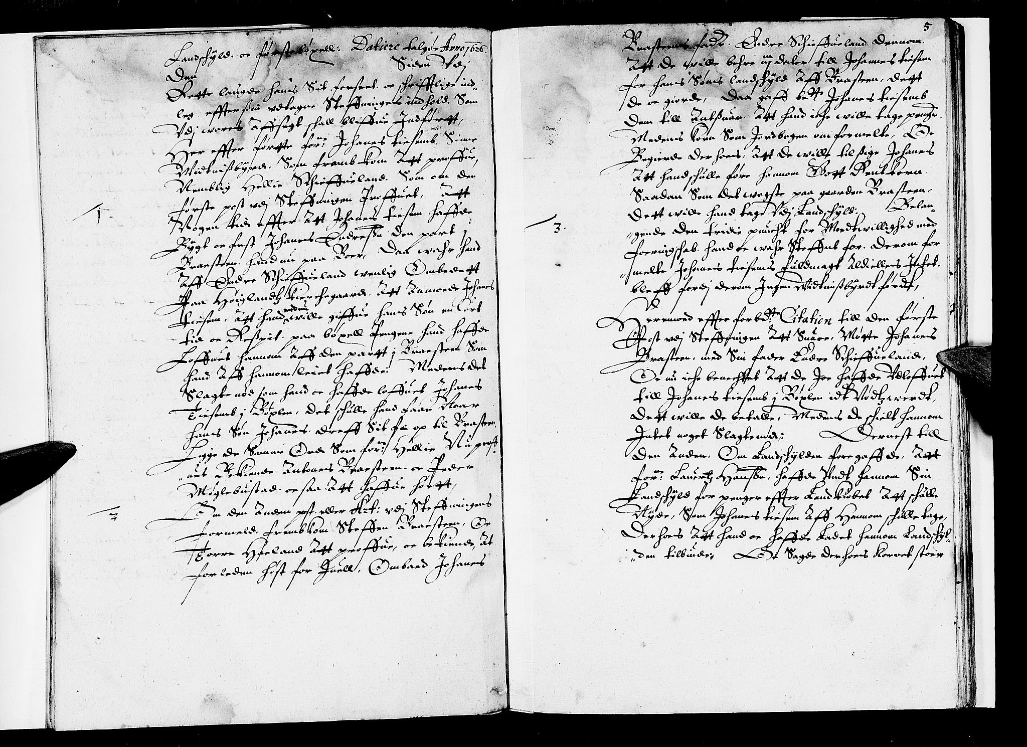 Jæren og Dalane sorenskriveri, AV/SAST-A-100306/3/30/30BA/L0010: TINGBOK, 1626-1627, p. 4b-5a