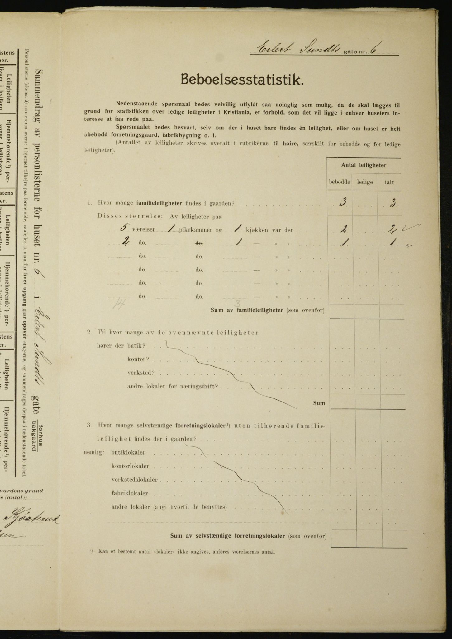 OBA, Municipal Census 1910 for Kristiania, 1910, p. 17824