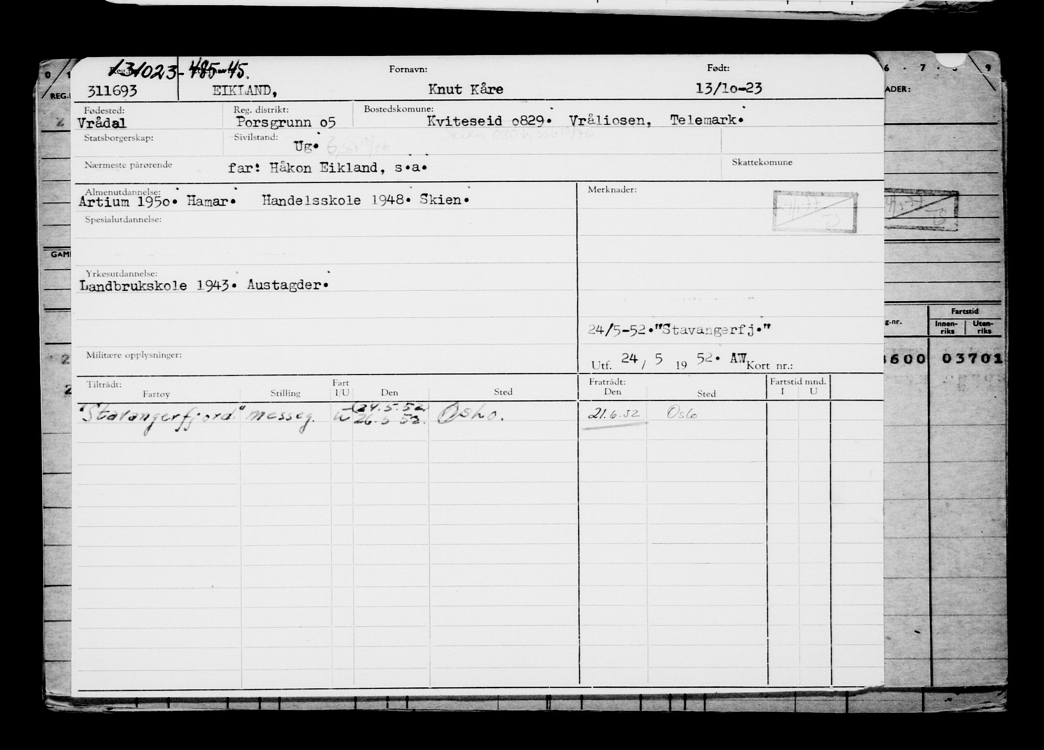 Direktoratet for sjømenn, AV/RA-S-3545/G/Gb/L0223: Hovedkort, 1923, p. 828