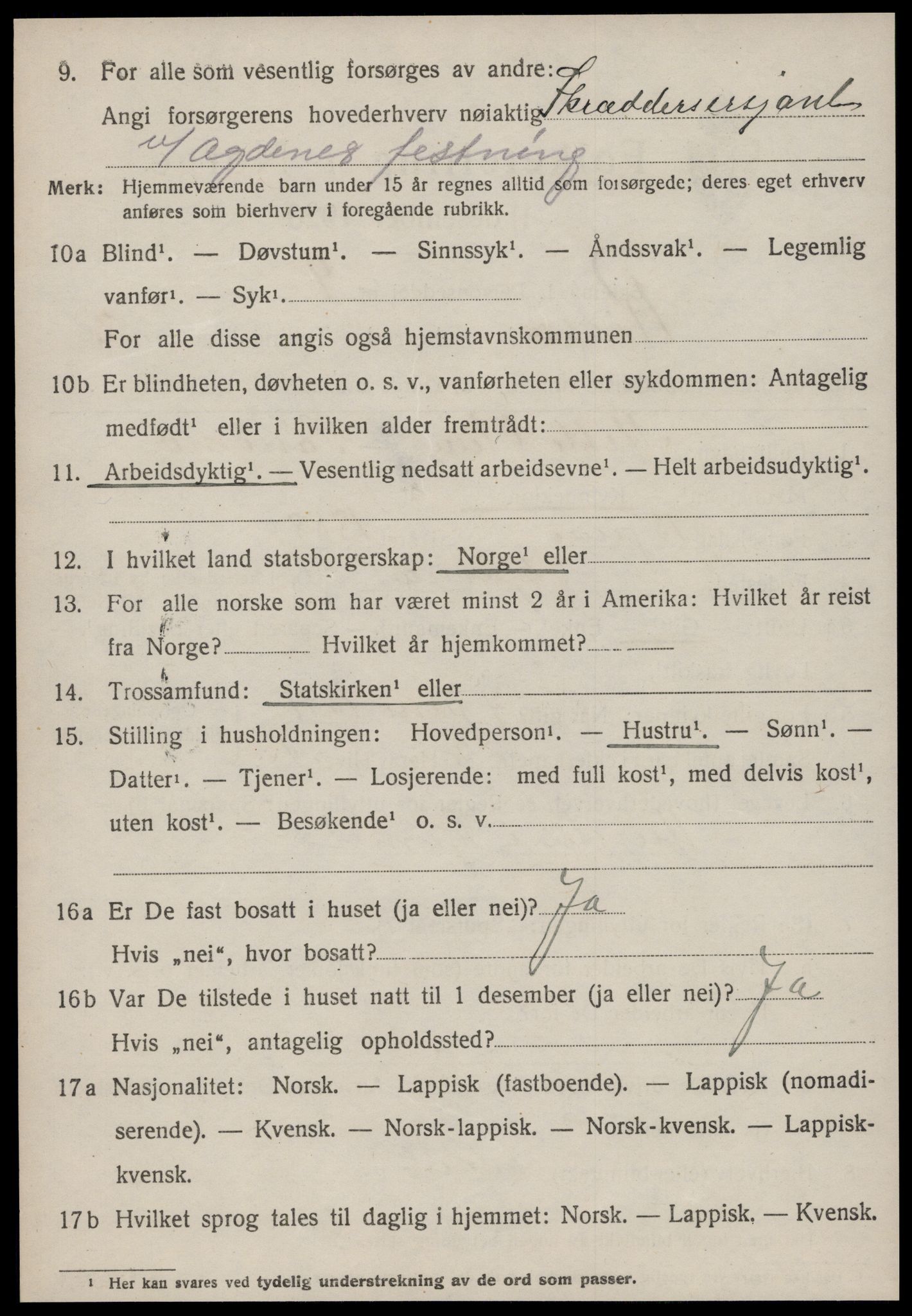 SAT, 1920 census for Rissa, 1920, p. 2270