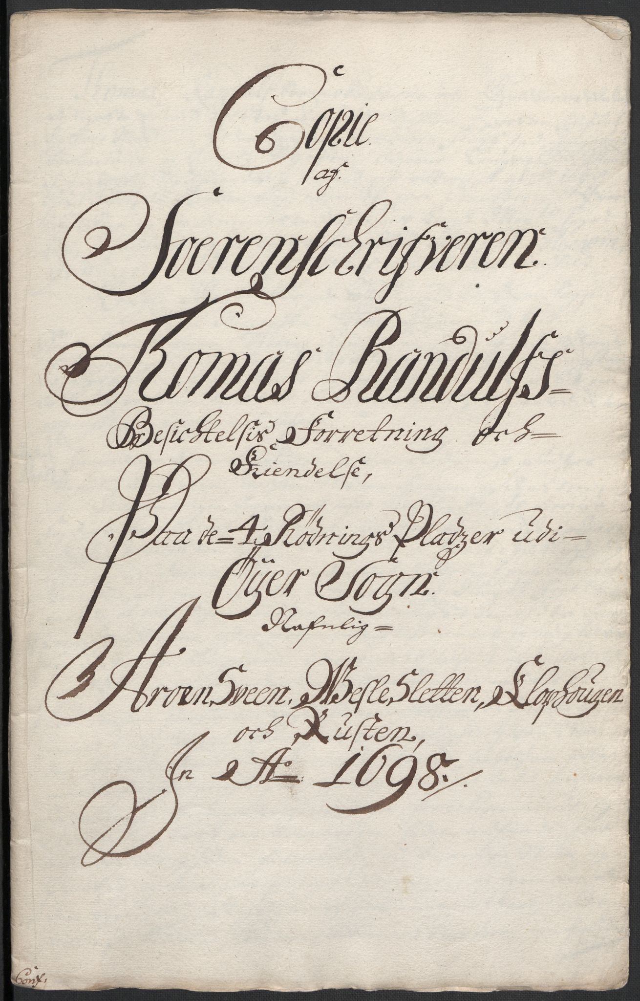 Rentekammeret inntil 1814, Reviderte regnskaper, Fogderegnskap, RA/EA-4092/R17/L1171: Fogderegnskap Gudbrandsdal, 1698, p. 38