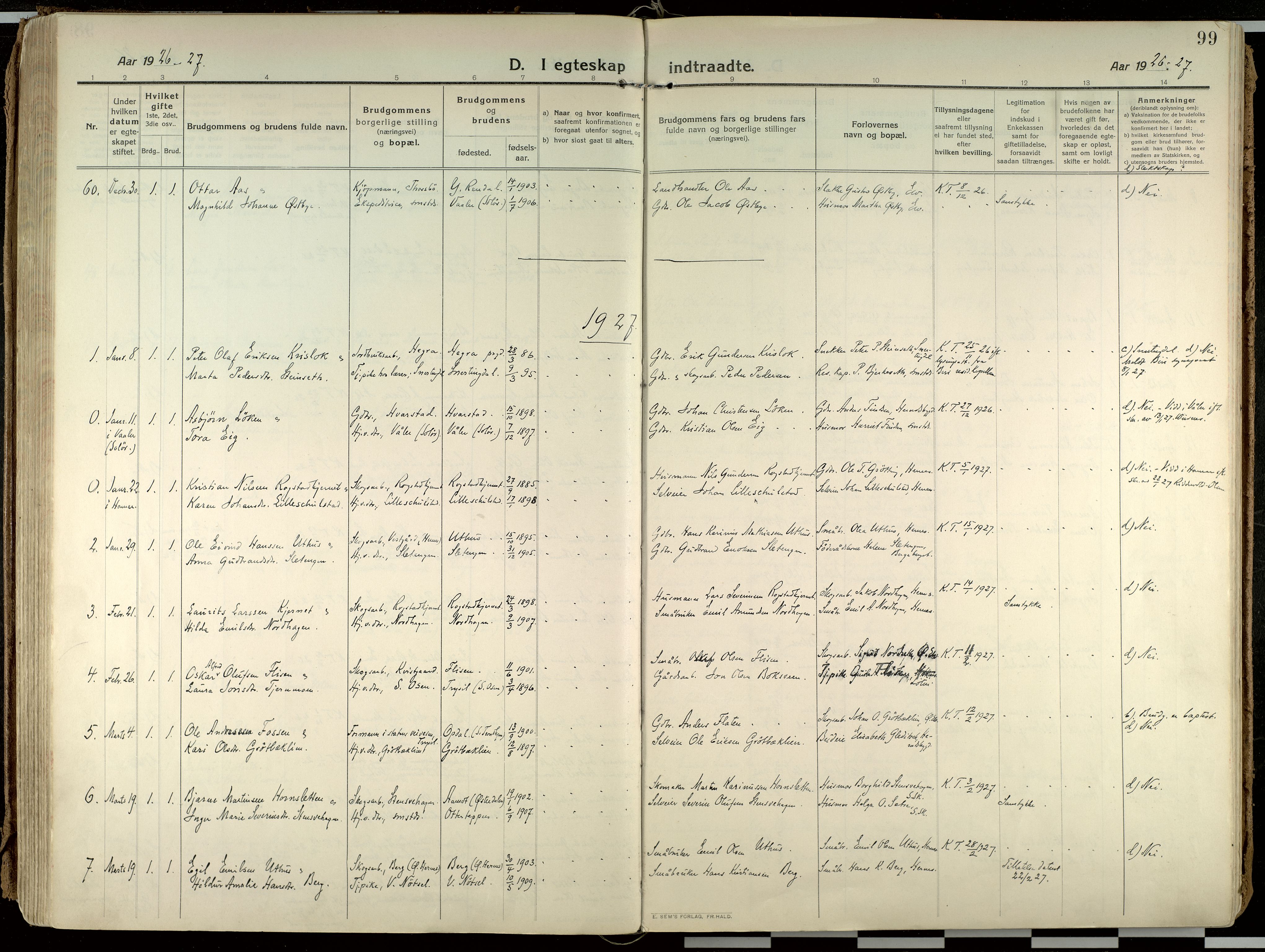 Elverum prestekontor, AV/SAH-PREST-044/H/Ha/Haa/L0021: Parish register (official) no. 21, 1913-1928, p. 99