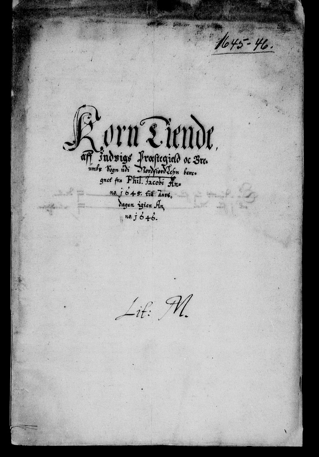 Rentekammeret inntil 1814, Reviderte regnskaper, Lensregnskaper, AV/RA-EA-5023/R/Rb/Rbt/L0101: Bergenhus len, 1645-1646