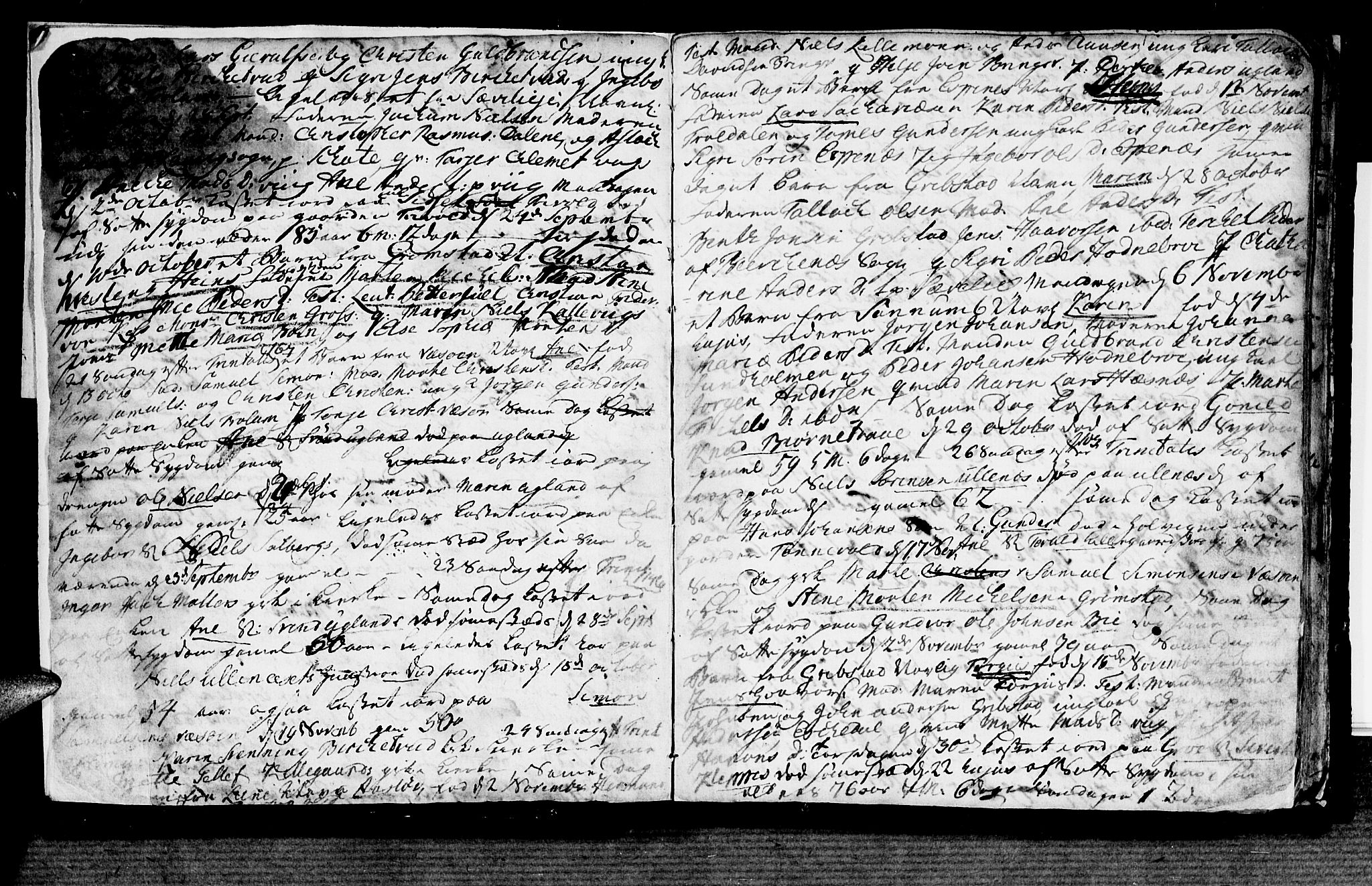 Fjære sokneprestkontor, AV/SAK-1111-0011/F/Fb/L0003: Parish register (copy) no. B 3, 1758-1765, p. 2-3