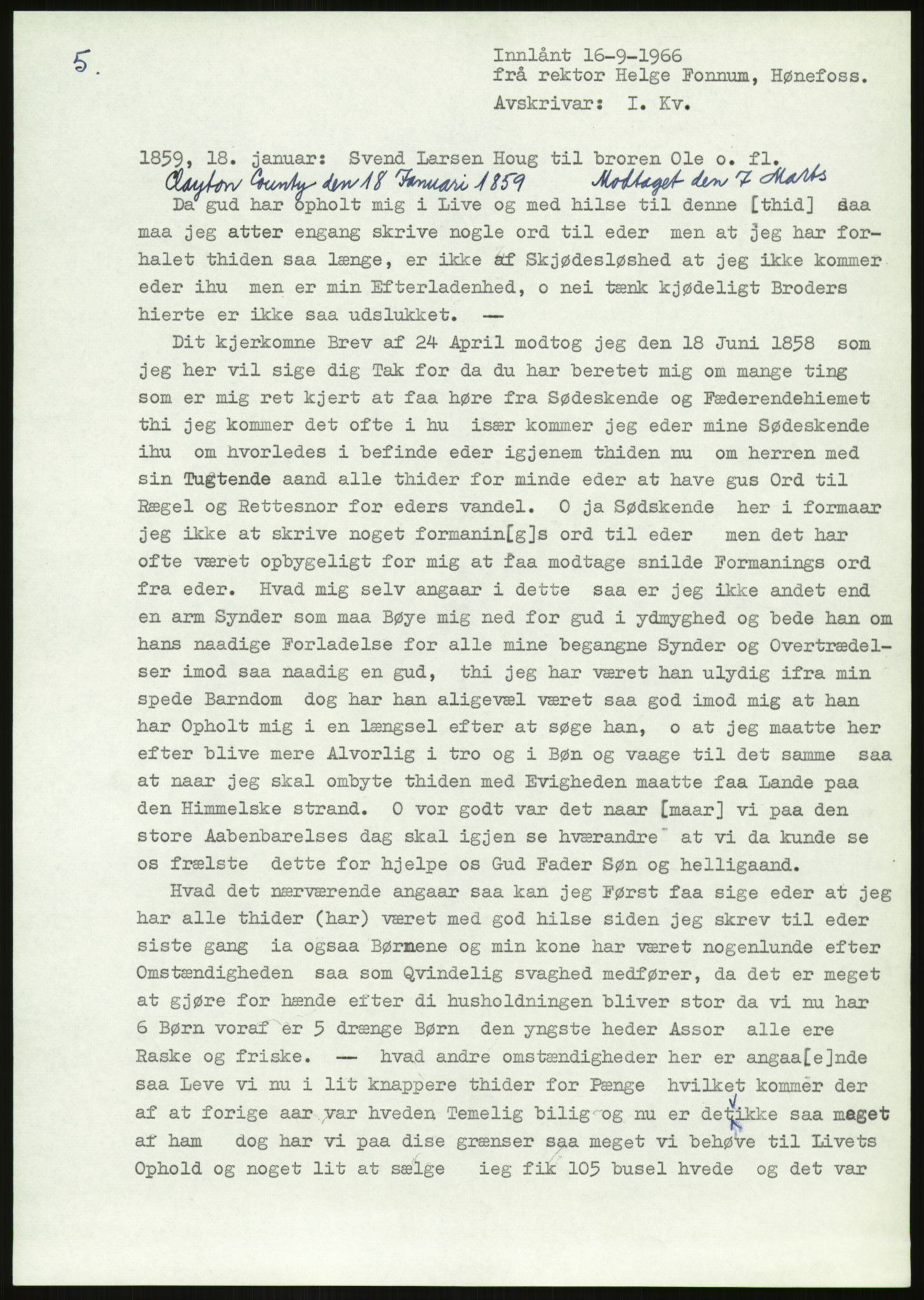 Samlinger til kildeutgivelse, Amerikabrevene, AV/RA-EA-4057/F/L0019: Innlån fra Buskerud: Fonnem - Kristoffersen, 1838-1914, p. 53