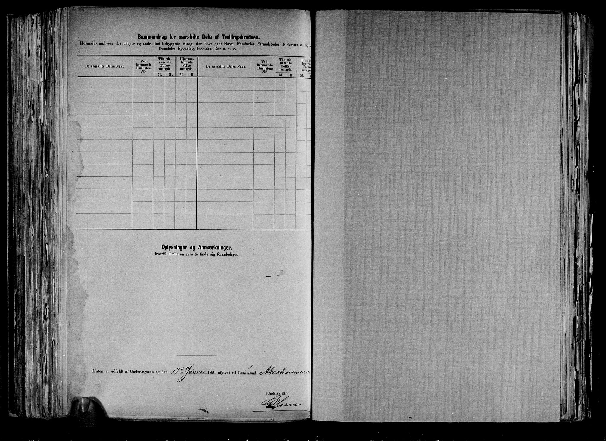 RA, 1891 census for 0626 Lier, 1891, p. 38