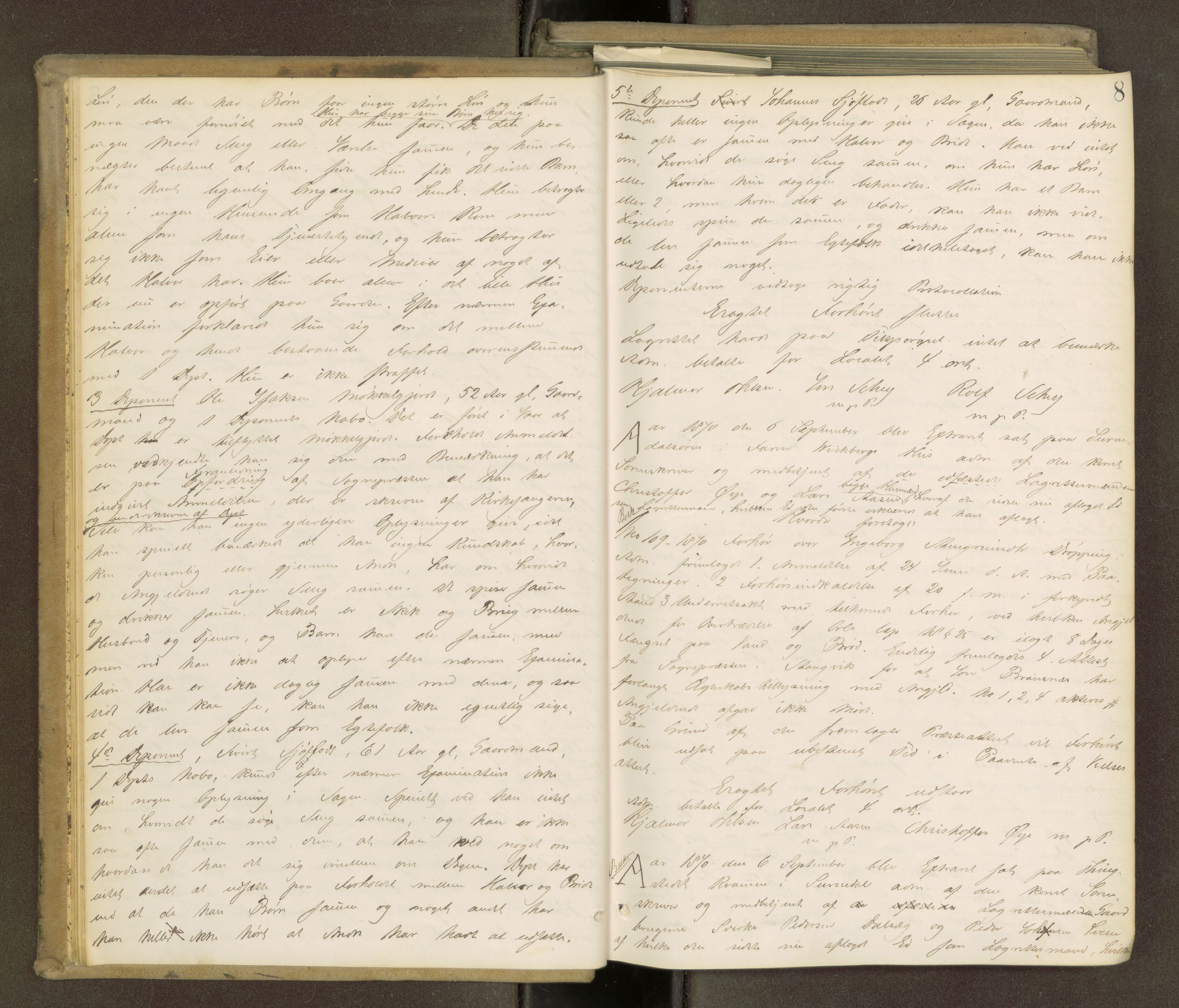 Nordmøre sorenskriveri, AV/SAT-A-4132/1/1/1B/L0012: Ekstrarettsprotokoll, 1870-1874, p. 7b-8a