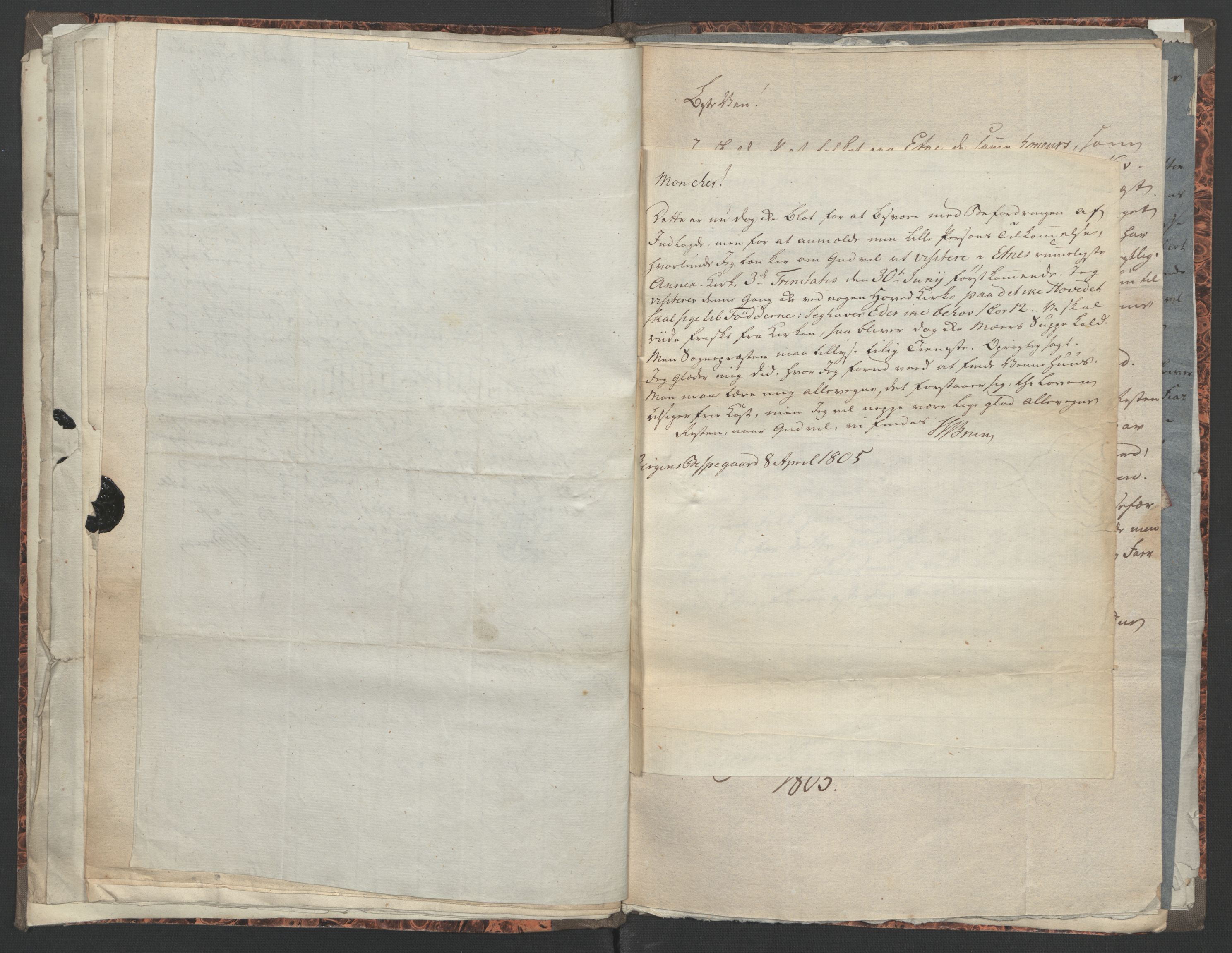 Faye, Andreas, RA/PA-0015/F/Fh/L0026/0002: -- / Breve til Jørgen Brochmann fra Johan Nordahl Brun 1798-1808 (innb. i 4to), p. 10