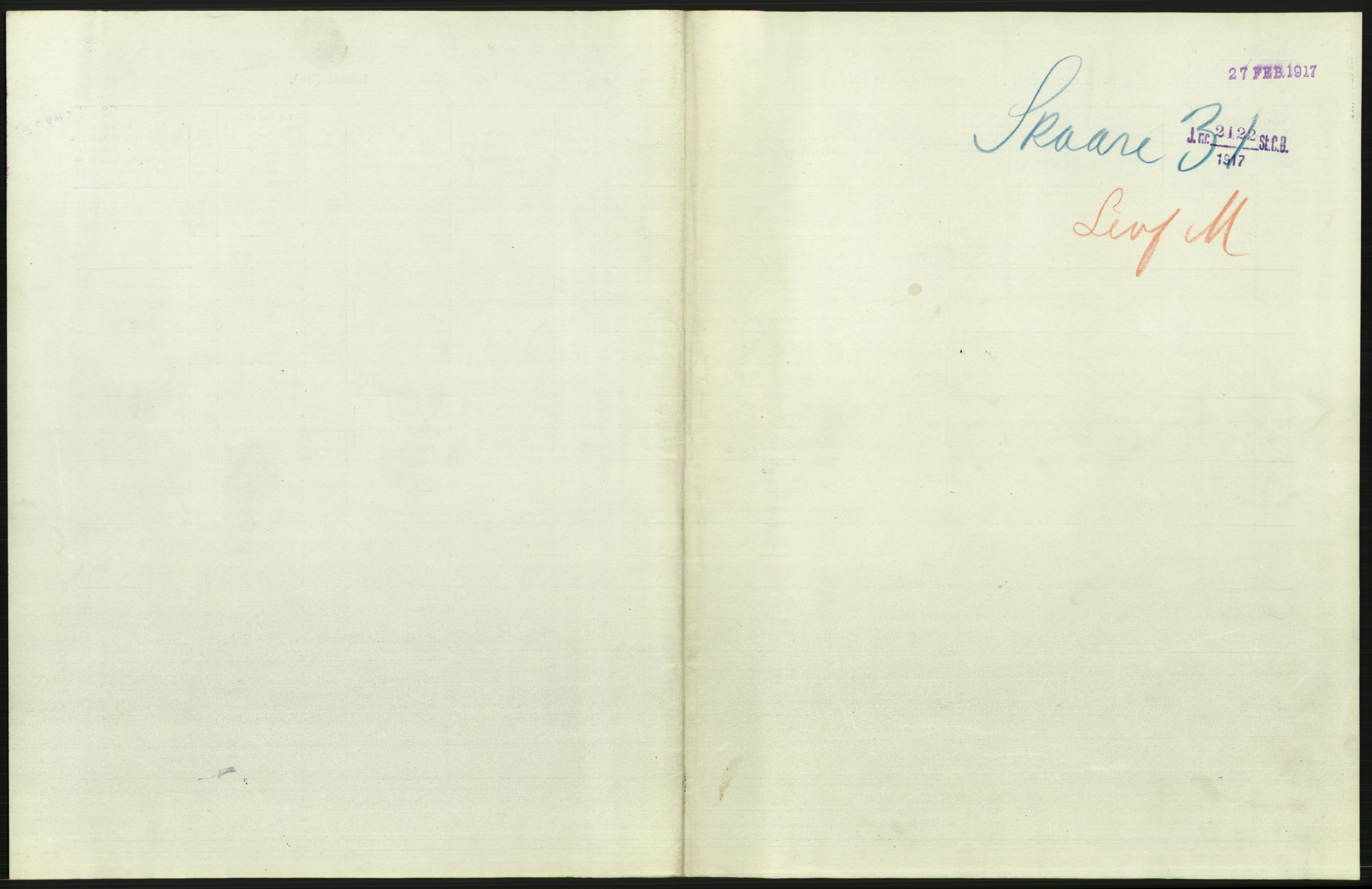Statistisk sentralbyrå, Sosiodemografiske emner, Befolkning, AV/RA-S-2228/D/Df/Dfb/Dfbf/L0029: Stavanger amt: Levendefødte menn og kvinner. Bygder., 1916, p. 1