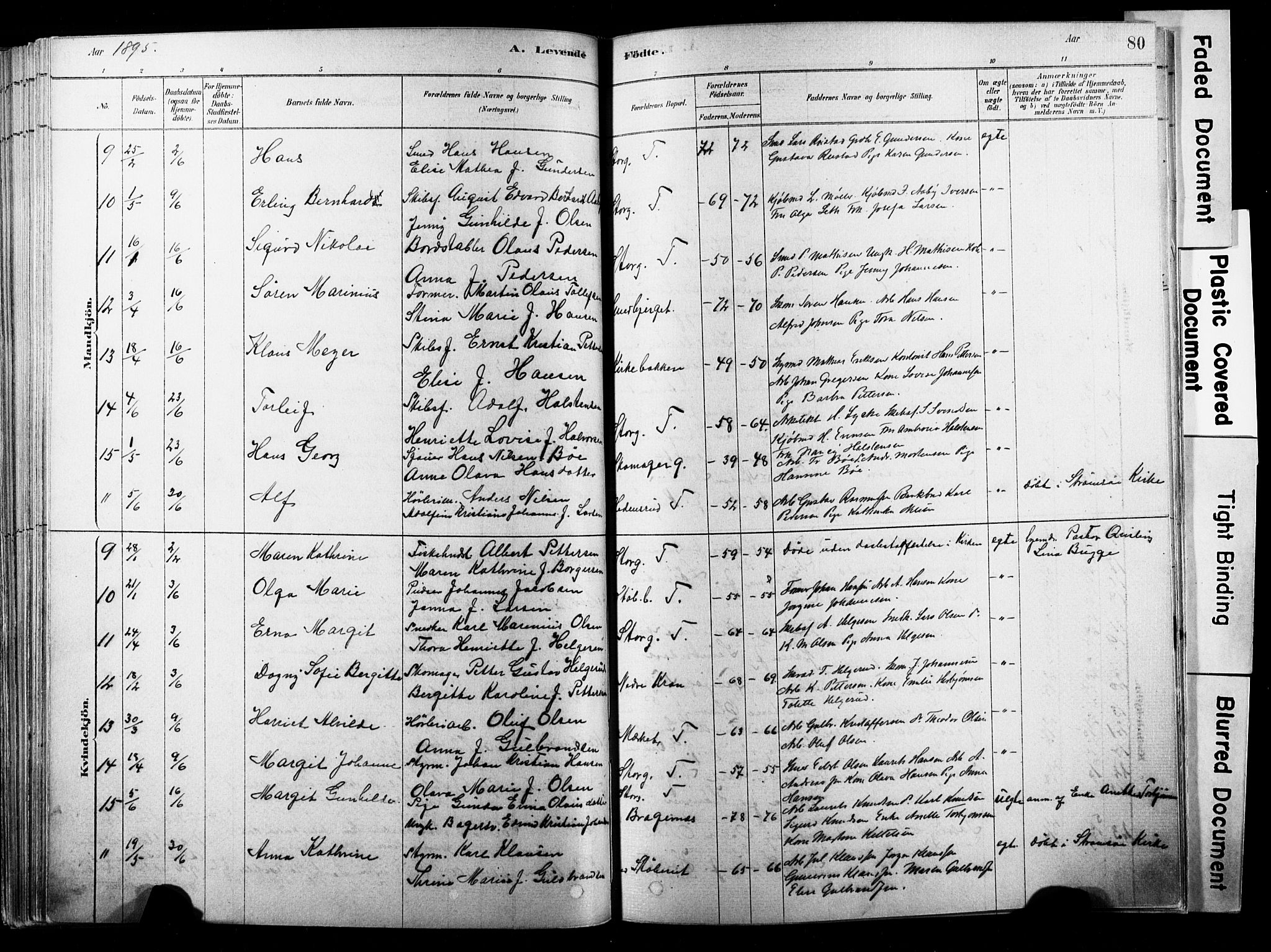 Strømsø kirkebøker, SAKO/A-246/F/Fb/L0006: Parish register (official) no. II 6, 1879-1910, p. 80