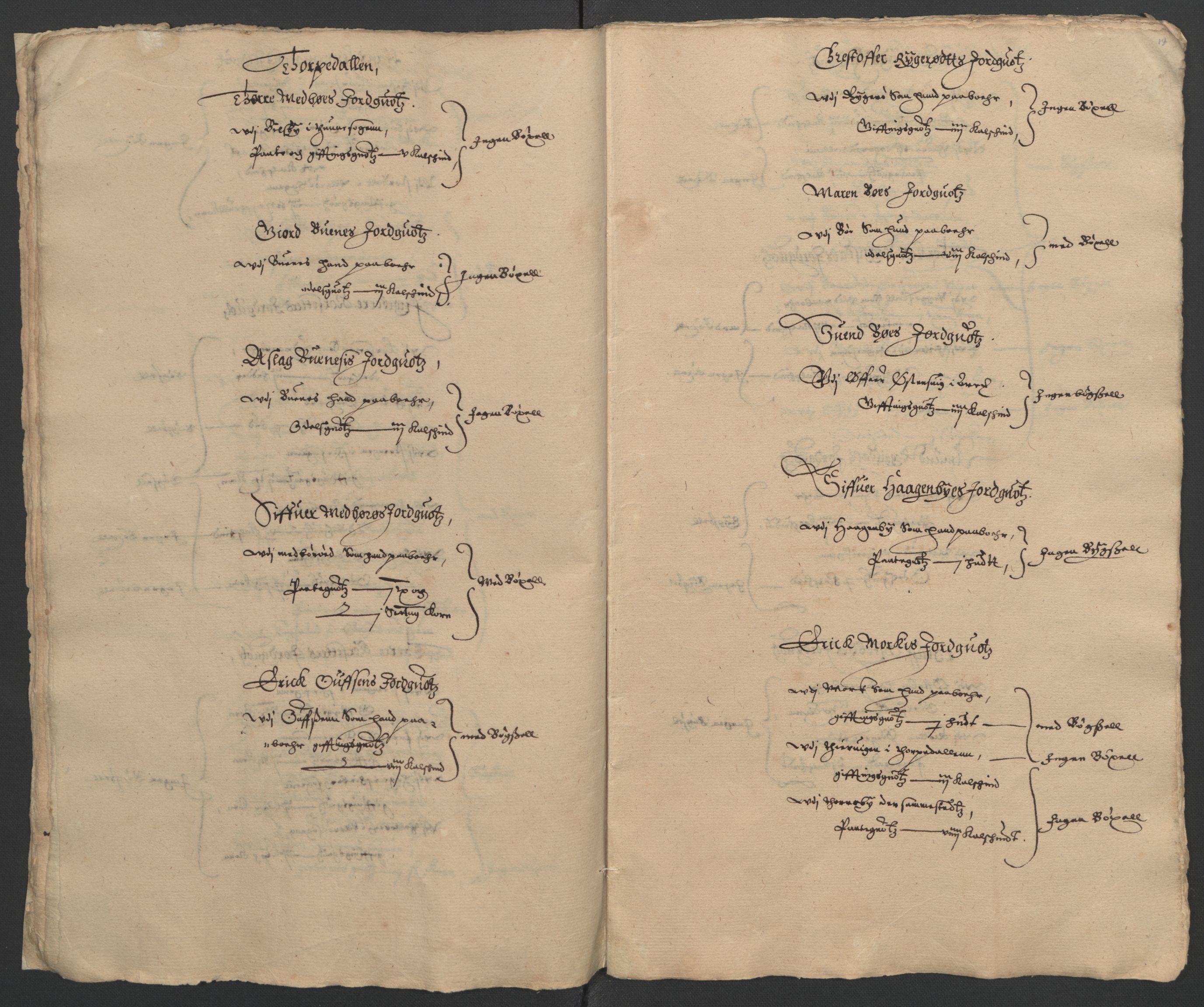 Stattholderembetet 1572-1771, AV/RA-EA-2870/Ek/L0009/0001: Jordebøker til utlikning av rosstjeneste 1624-1626: / Odelsjordebøker for noen vikværske len, 1624-1626, p. 46