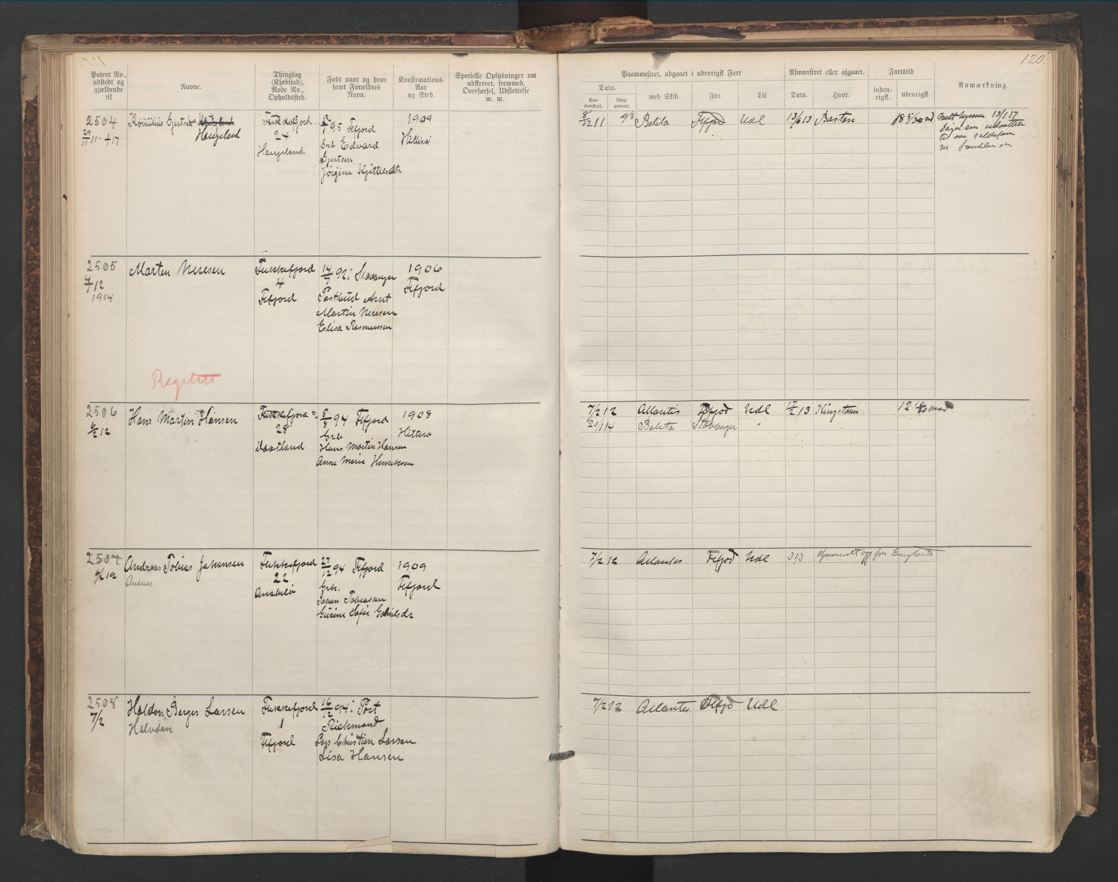 Flekkefjord mønstringskrets, SAK/2031-0018/F/Fa/L0006: Annotasjonsrulle nr 1916-2964 med register, Æ-3, 1891-1948, p. 150