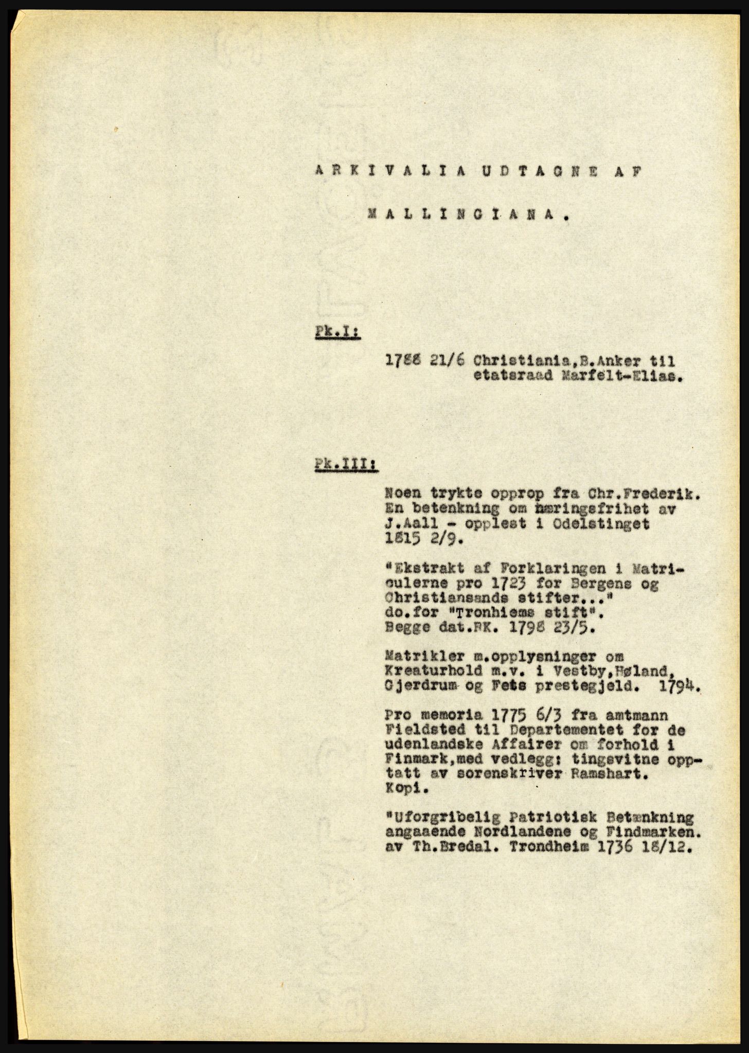 Riksarkivet, Seksjon for eldre arkiv og spesialsamlinger, AV/RA-EA-6797/H/Ha, 1953, p. 1