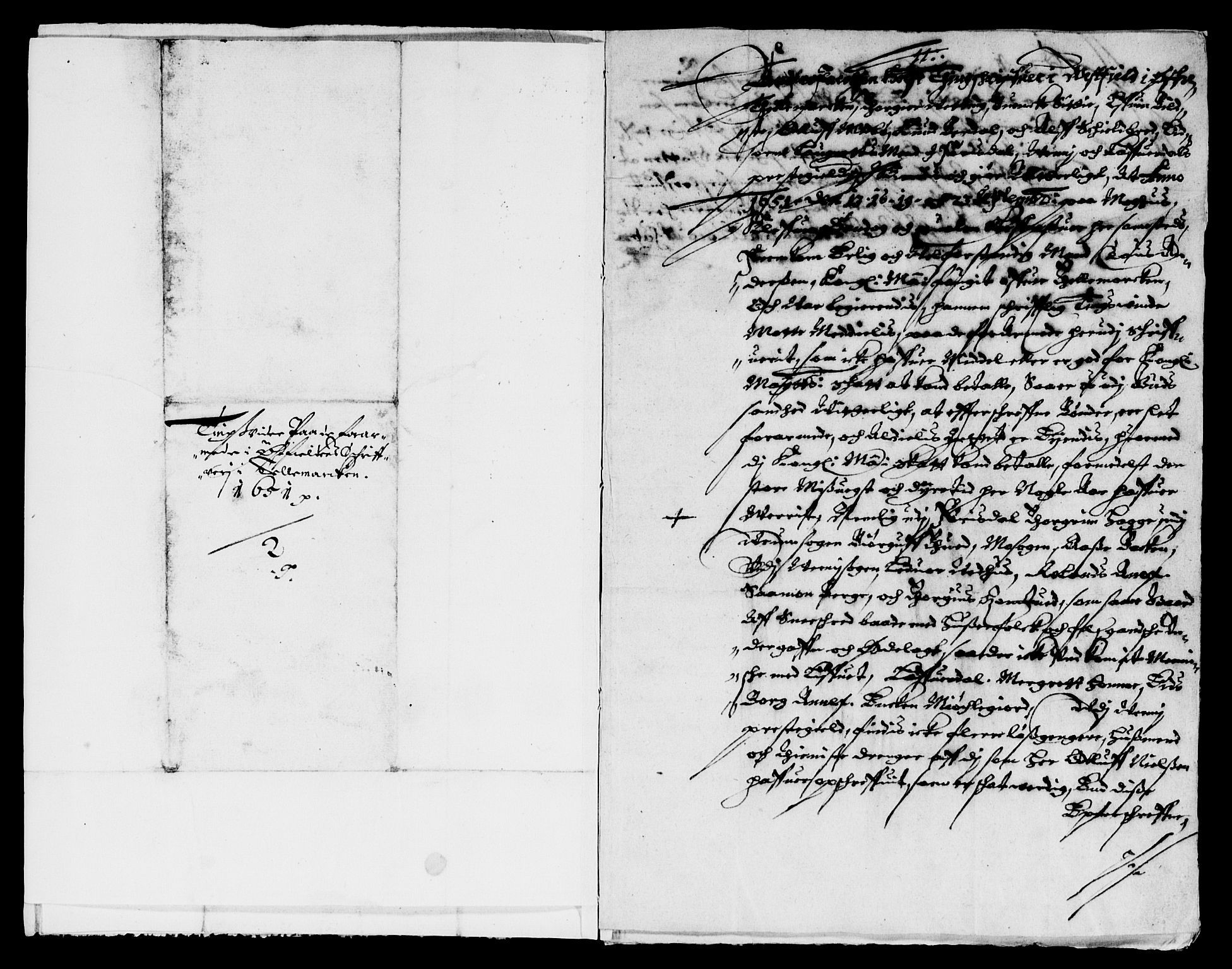 Rentekammeret inntil 1814, Reviderte regnskaper, Lensregnskaper, AV/RA-EA-5023/R/Rb/Rbp/L0037: Bratsberg len, 1650-1652