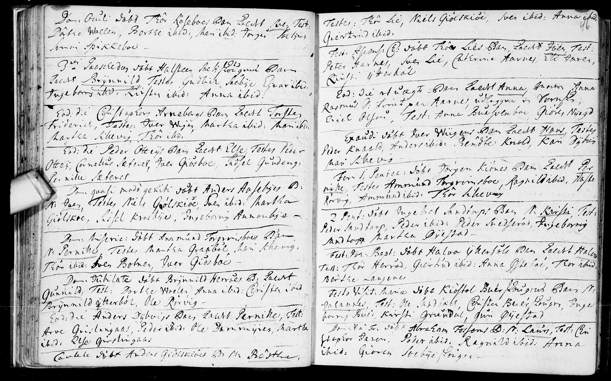 Aremark prestekontor Kirkebøker, AV/SAO-A-10899/F/Fb/L0002: Parish register (official) no.  II 2, 1745-1795, p. 46