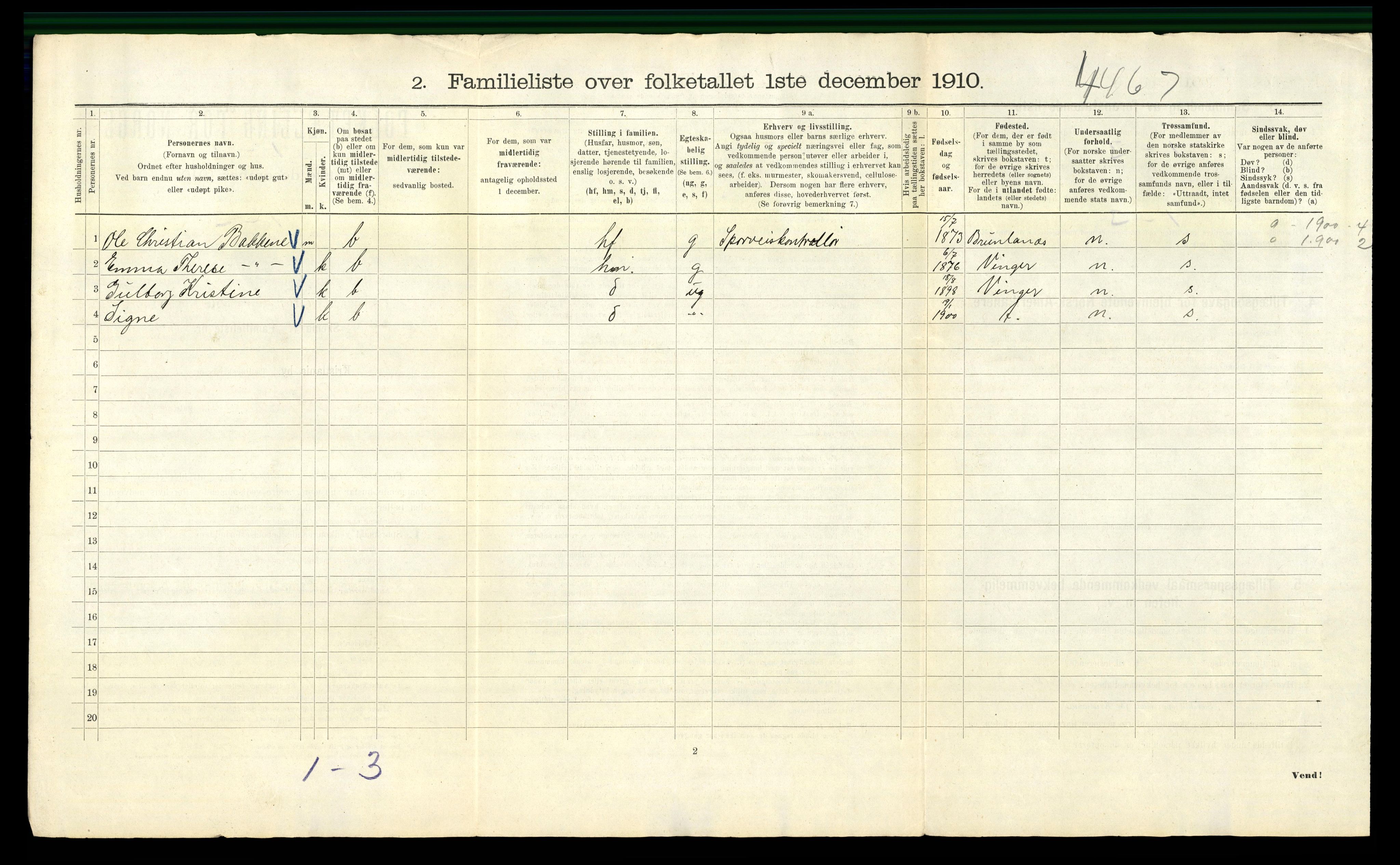 RA, 1910 census for Kristiania, 1910, p. 98630