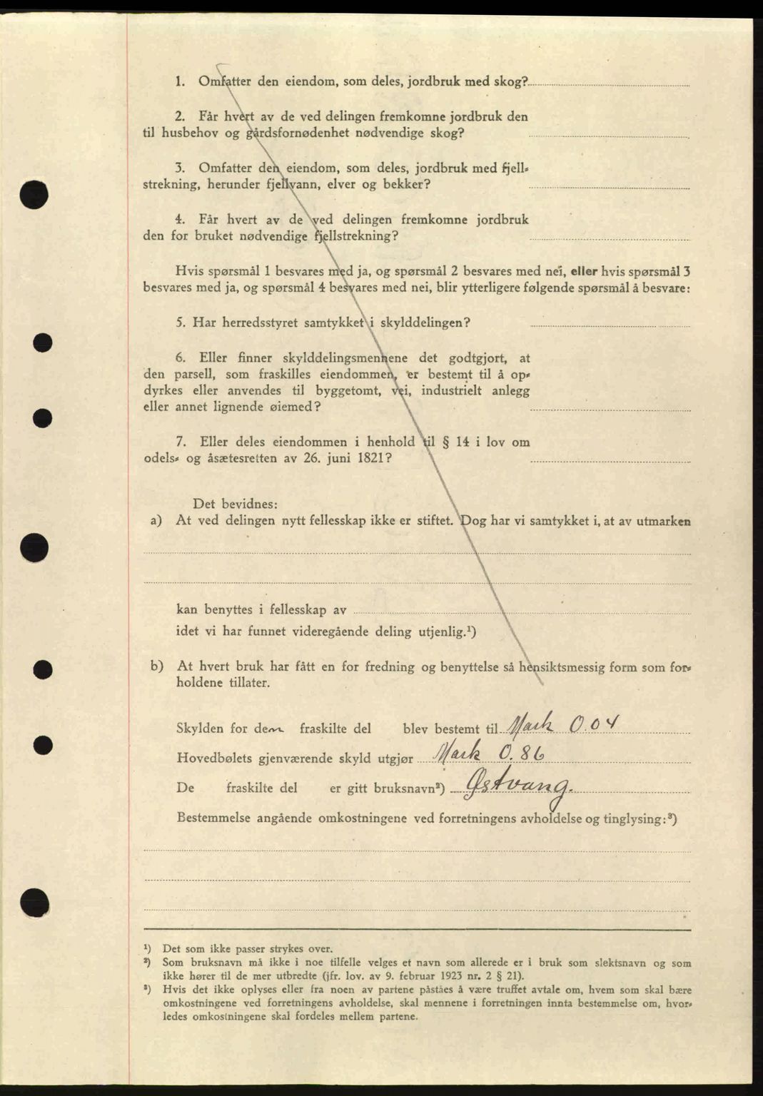 Idd og Marker sorenskriveri, AV/SAO-A-10283/G/Gb/Gbb/L0006: Mortgage book no. A6, 1943-1944, Diary no: : 692/1943