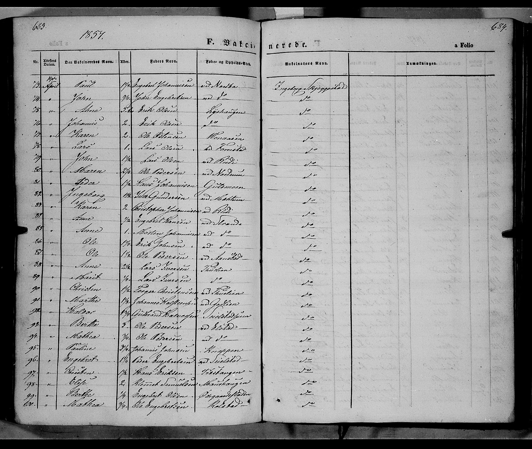 Ringebu prestekontor, AV/SAH-PREST-082/H/Ha/Haa/L0006: Parish register (official) no. 6, 1848-1859, p. 683-684