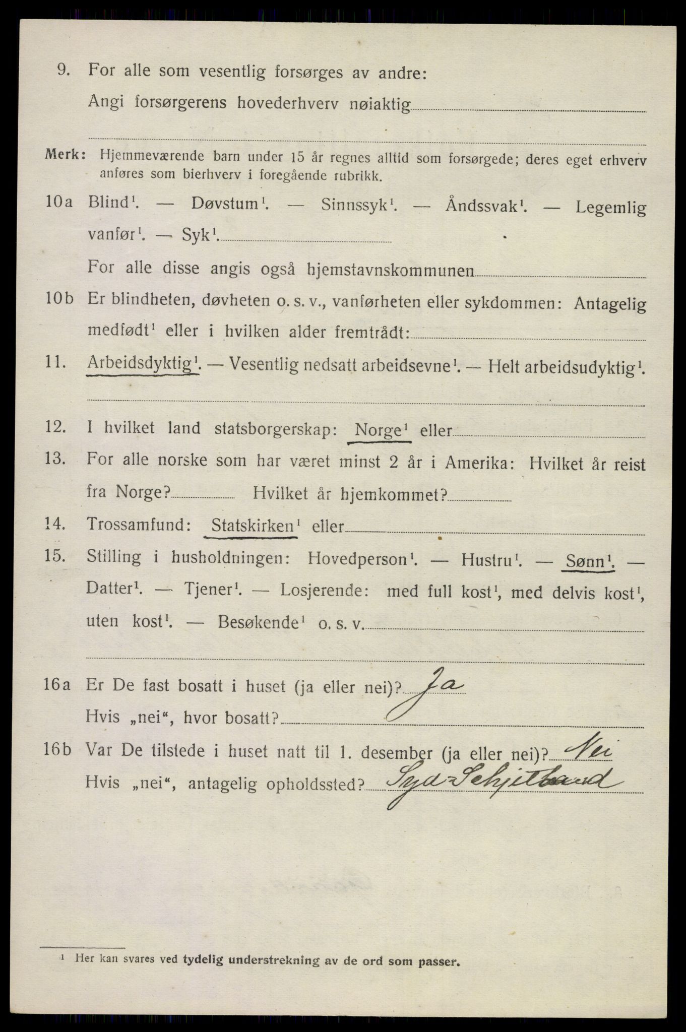 SAKO, 1920 census for Andebu, 1920, p. 1811