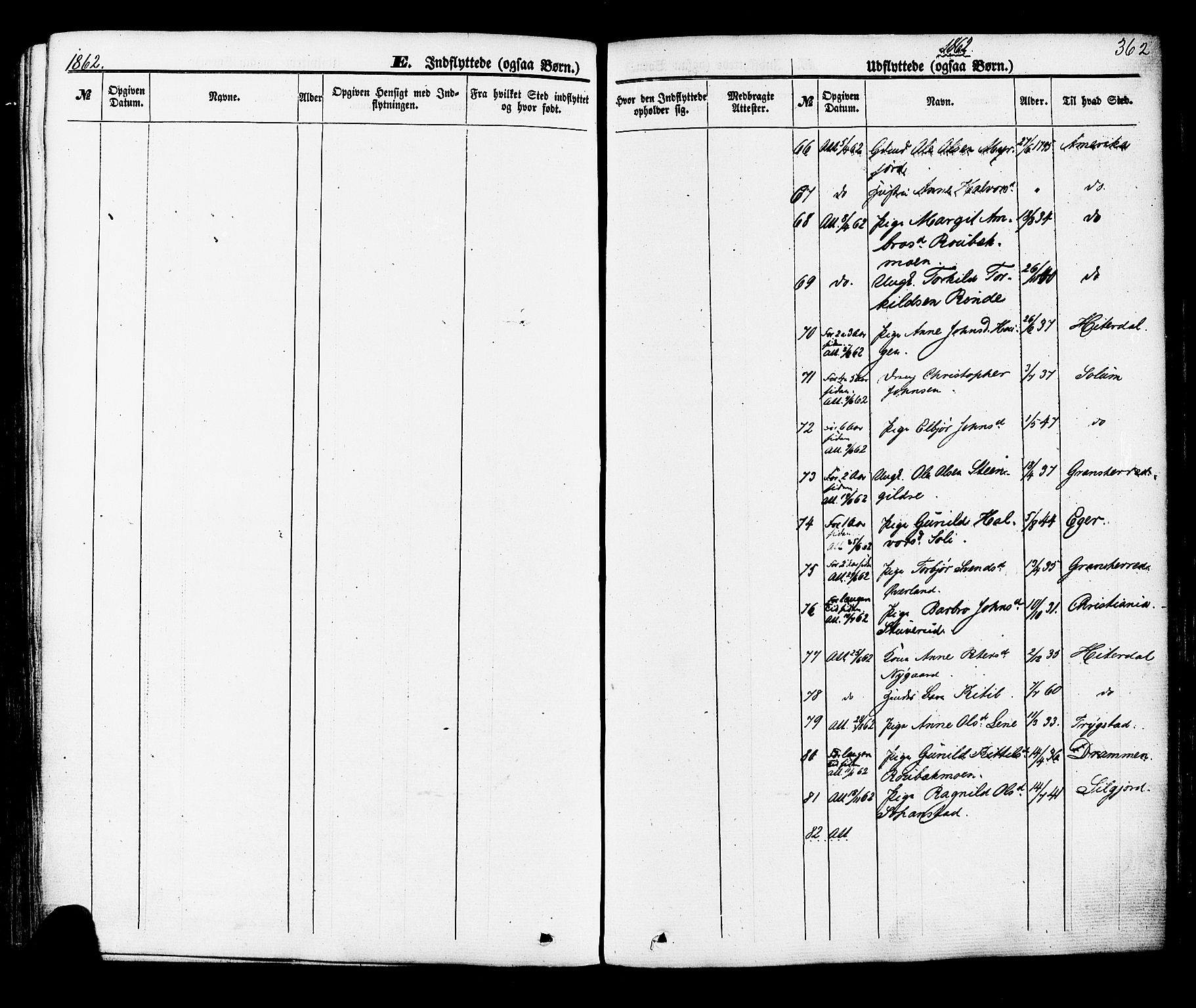 Hjartdal kirkebøker, SAKO/A-270/F/Fa/L0009: Parish register (official) no. I 9, 1860-1879, p. 362