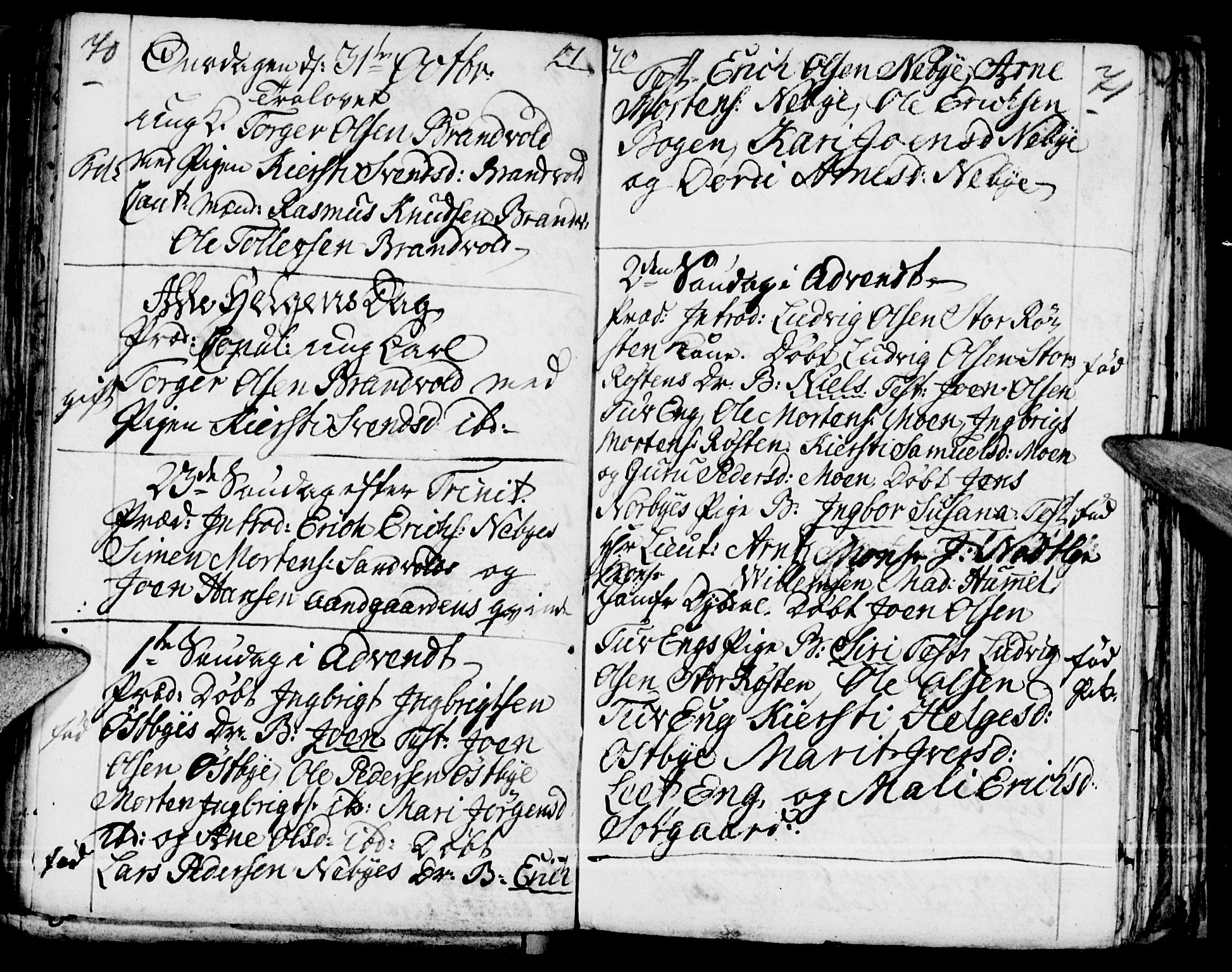 Tynset prestekontor, SAH/PREST-058/H/Ha/Haa/L0008: Parish register (official) no. 8, 1767-1778, p. 70-71
