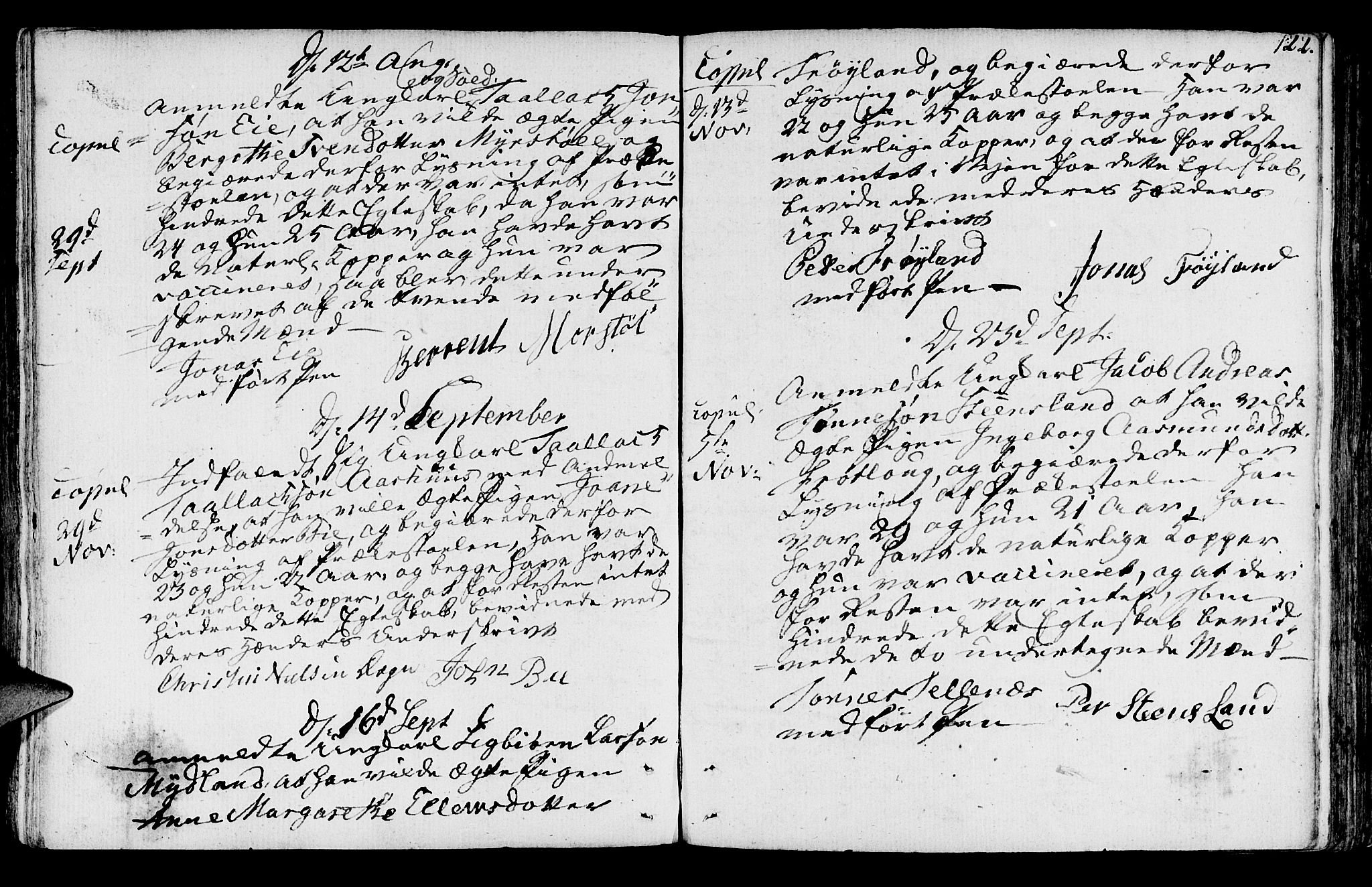 Sokndal sokneprestkontor, AV/SAST-A-101808: Parish register (official) no. A 5, 1806-1826, p. 122