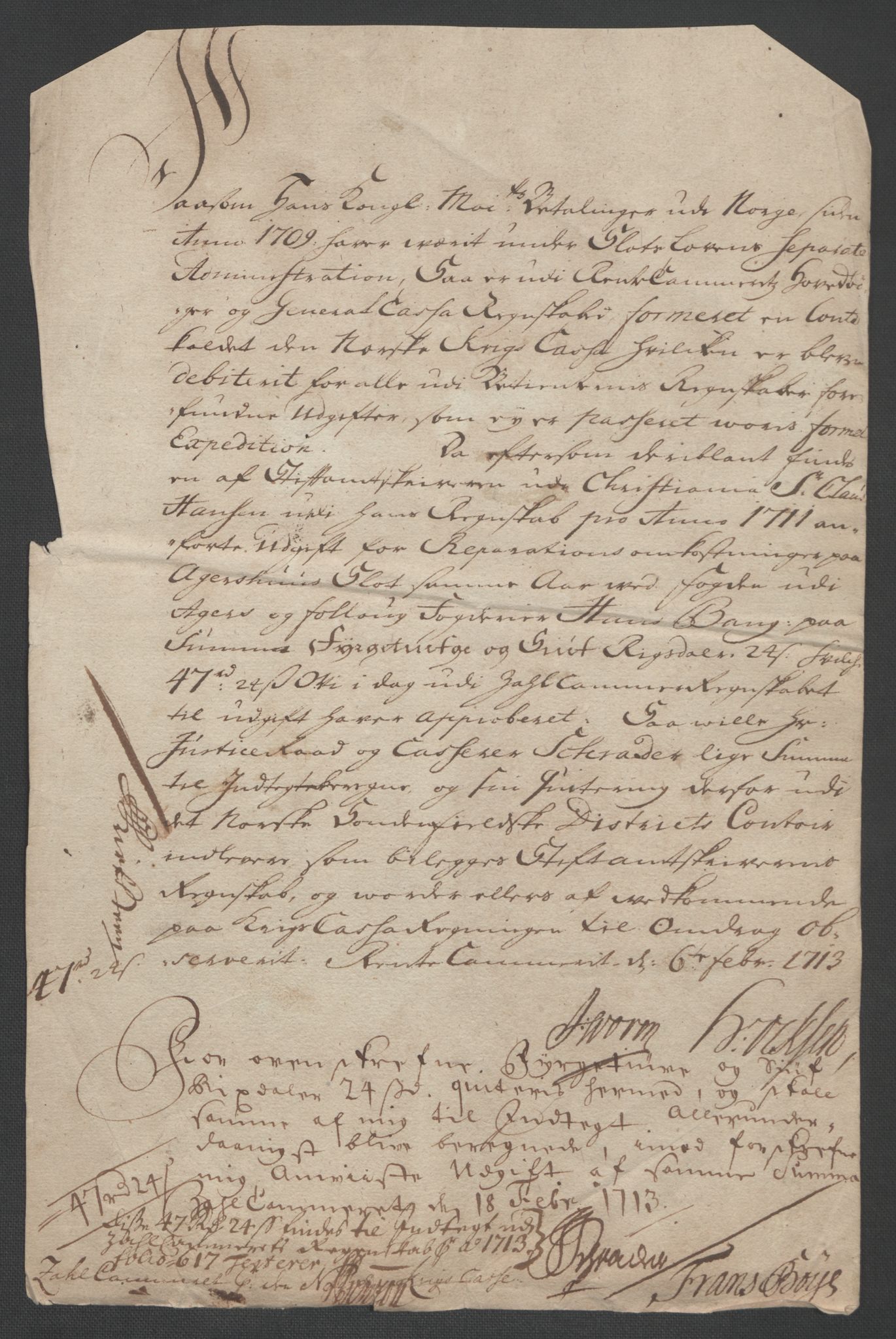 Rentekammeret inntil 1814, Reviderte regnskaper, Fogderegnskap, AV/RA-EA-4092/R10/L0448: Fogderegnskap Aker og Follo, 1710-1711, p. 355