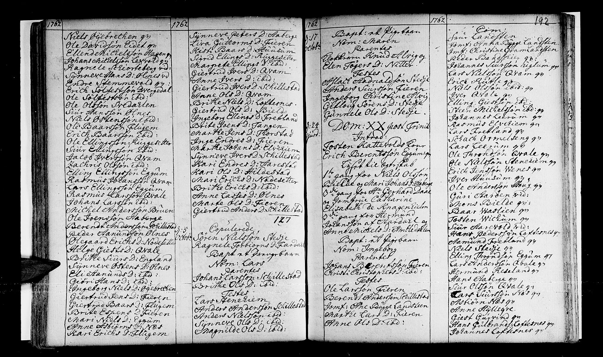 Sogndal sokneprestembete, AV/SAB-A-81301/H/Haa/Haaa/L0003: Parish register (official) no. A 3, 1747-1768, p. 192