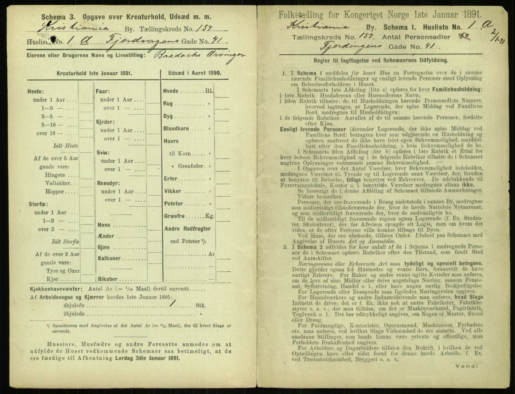 RA, 1891 census for 0301 Kristiania, 1891, p. 87169