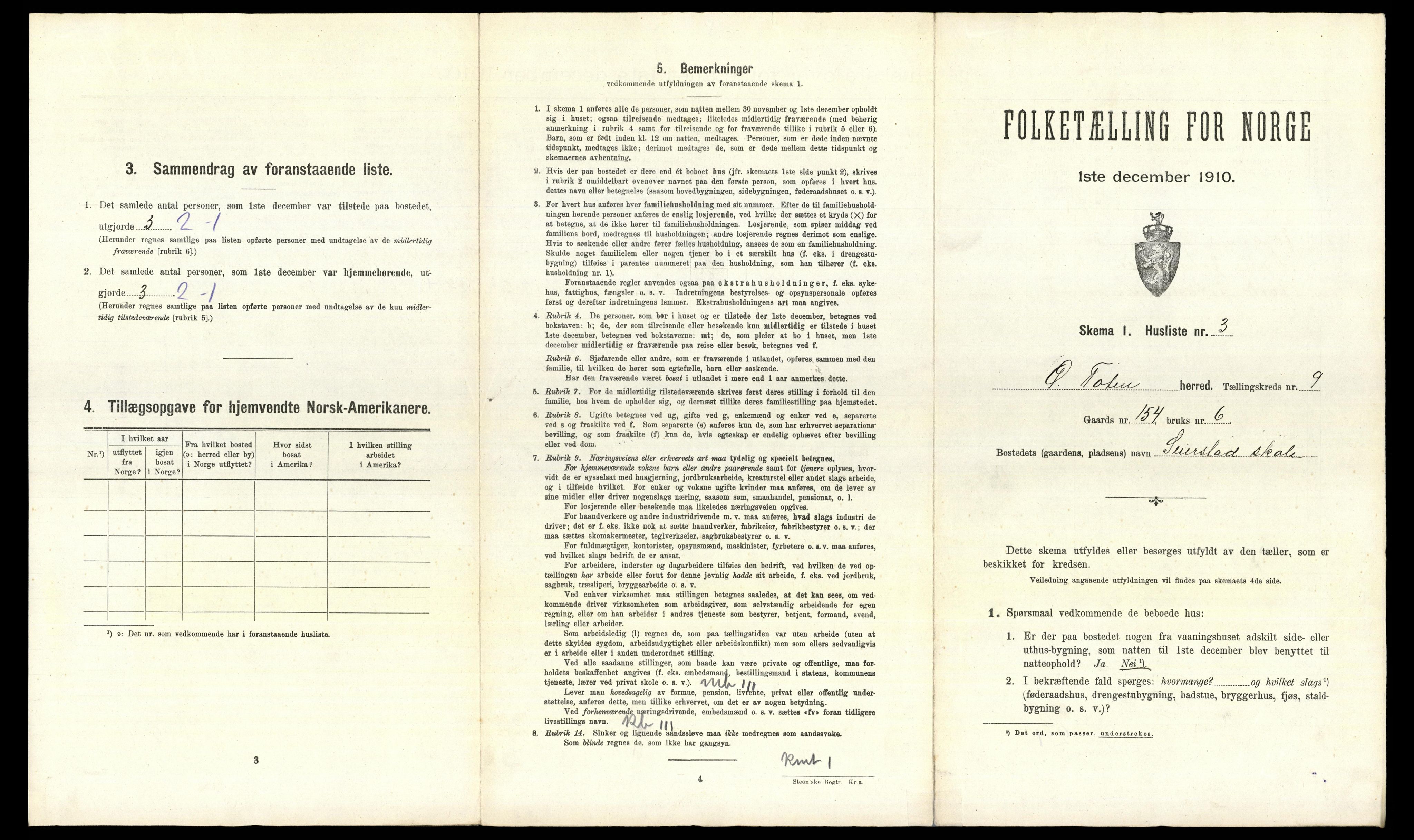 RA, 1910 census for Østre Toten, 1910, p. 2553