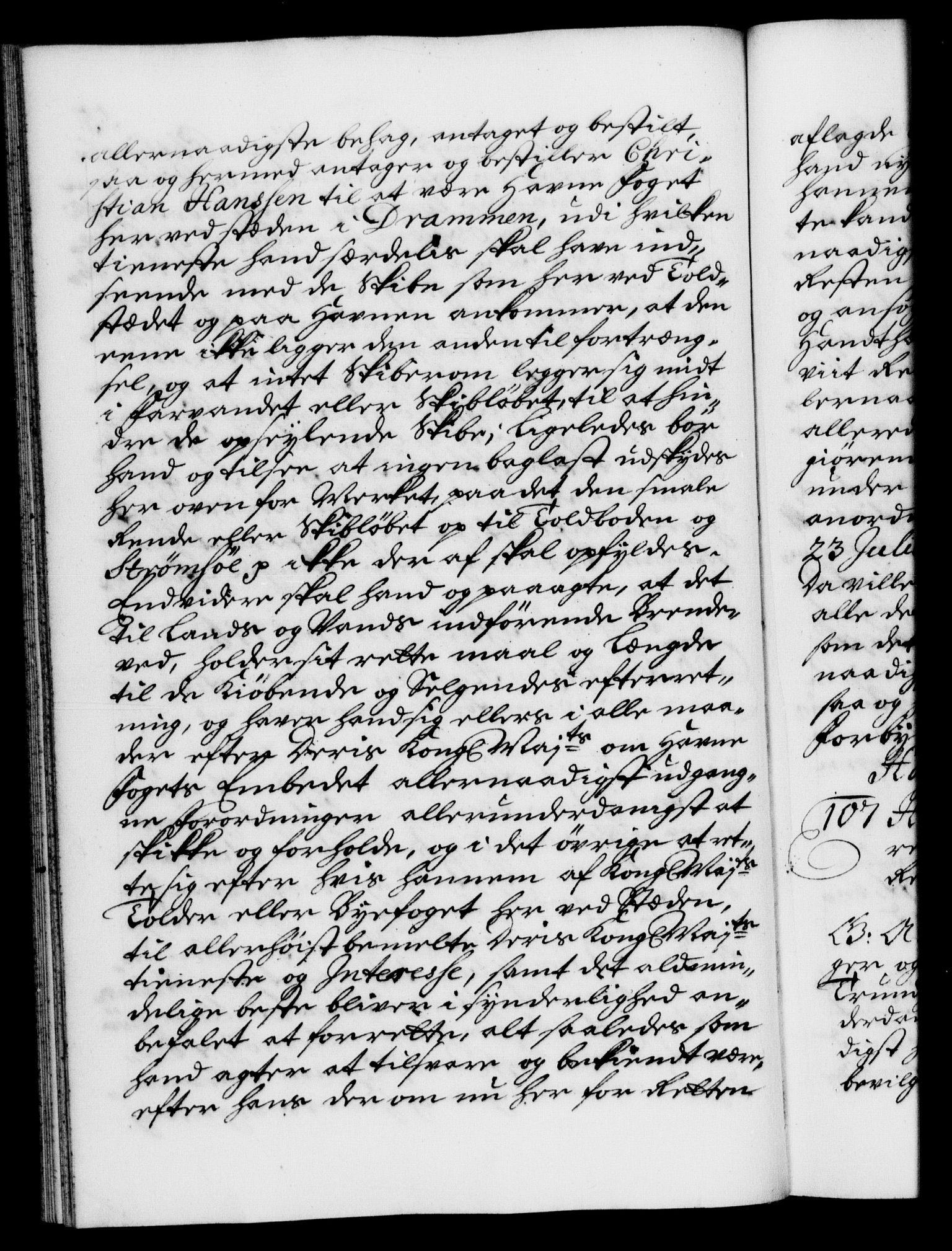 Danske Kanselli 1572-1799, AV/RA-EA-3023/F/Fc/Fca/Fcaa/L0022: Norske registre, 1716-1719, p. 55b