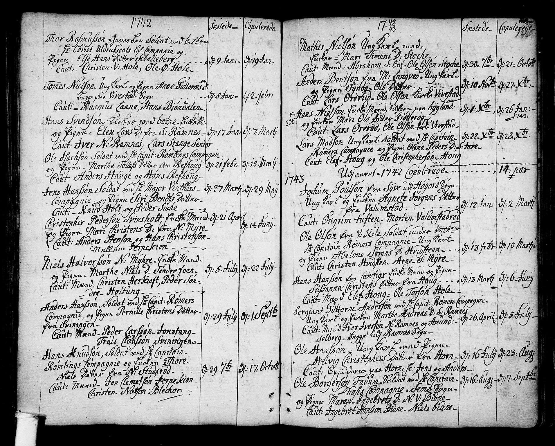 Ramnes kirkebøker, SAKO/A-314/F/Fa/L0001: Parish register (official) no. I 1, 1732-1774, p. 144