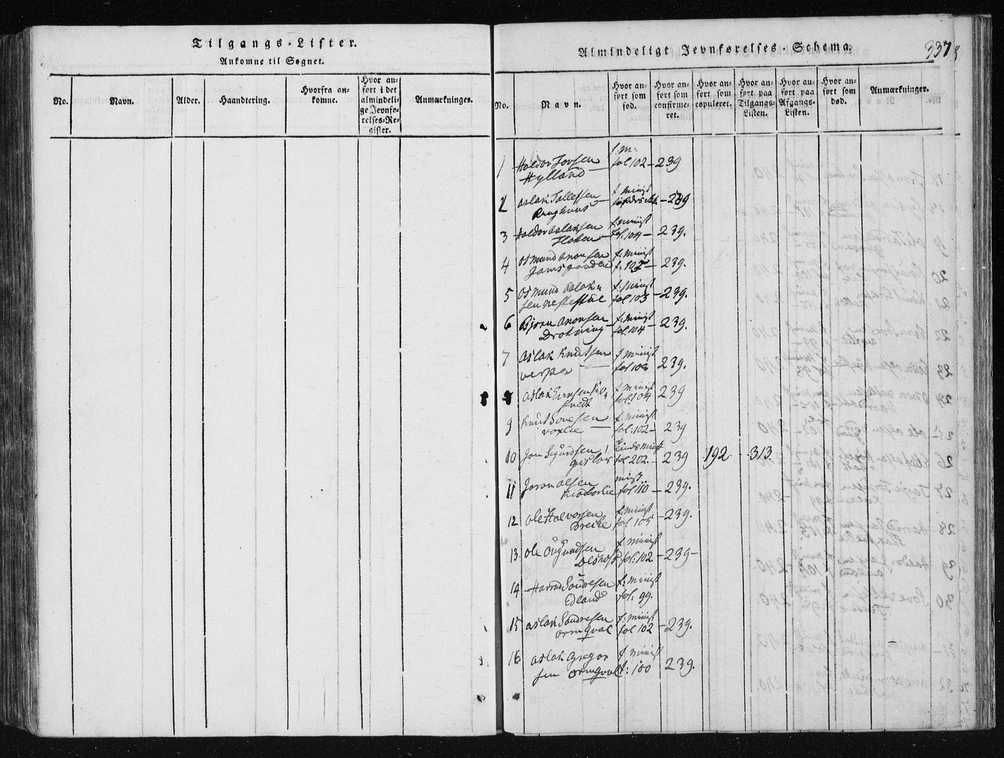 Vinje kirkebøker, SAKO/A-312/F/Fa/L0003: Parish register (official) no. I 3, 1814-1843, p. 337