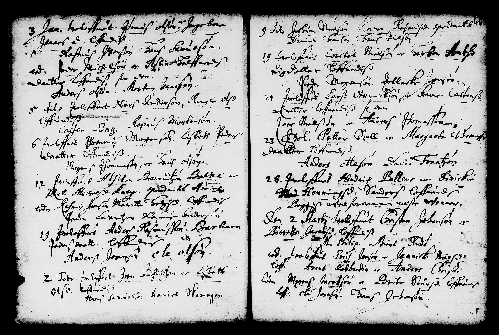 Domkirken sokneprestembete, AV/SAB-A-74801/H/Haa/L0006: Parish register (official) no. A 6, 1663-1683, p. 66