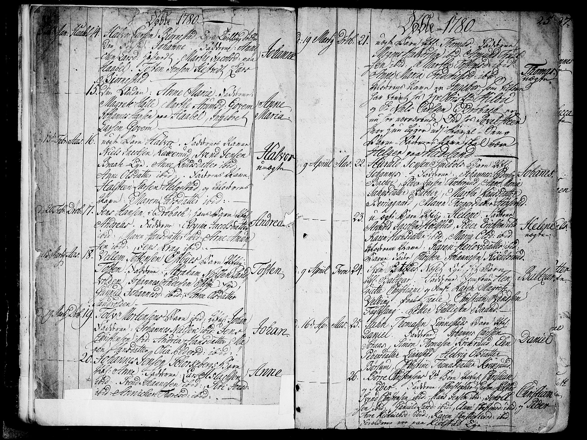 Ås prestekontor Kirkebøker, SAO/A-10894/F/Fa/L0002: Parish register (official) no. I 2, 1778-1813, p. 24-25