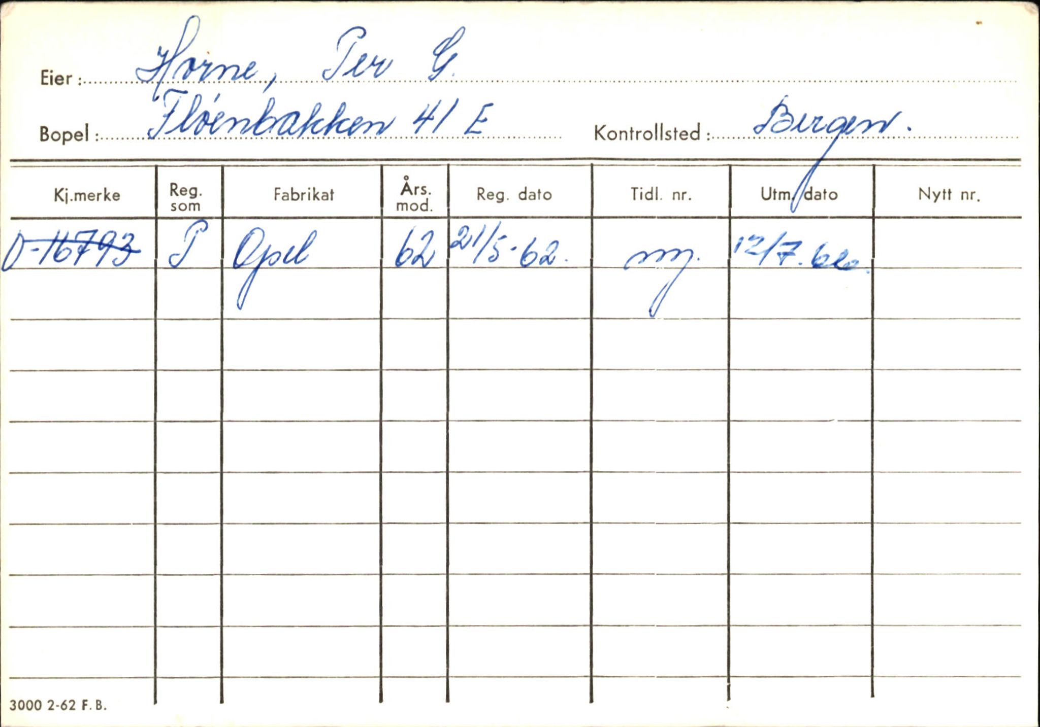 Statens vegvesen, Hordaland vegkontor, AV/SAB-A-5201/2/Hb/L0015: O-eierkort H-I, 1920-1971, p. 64