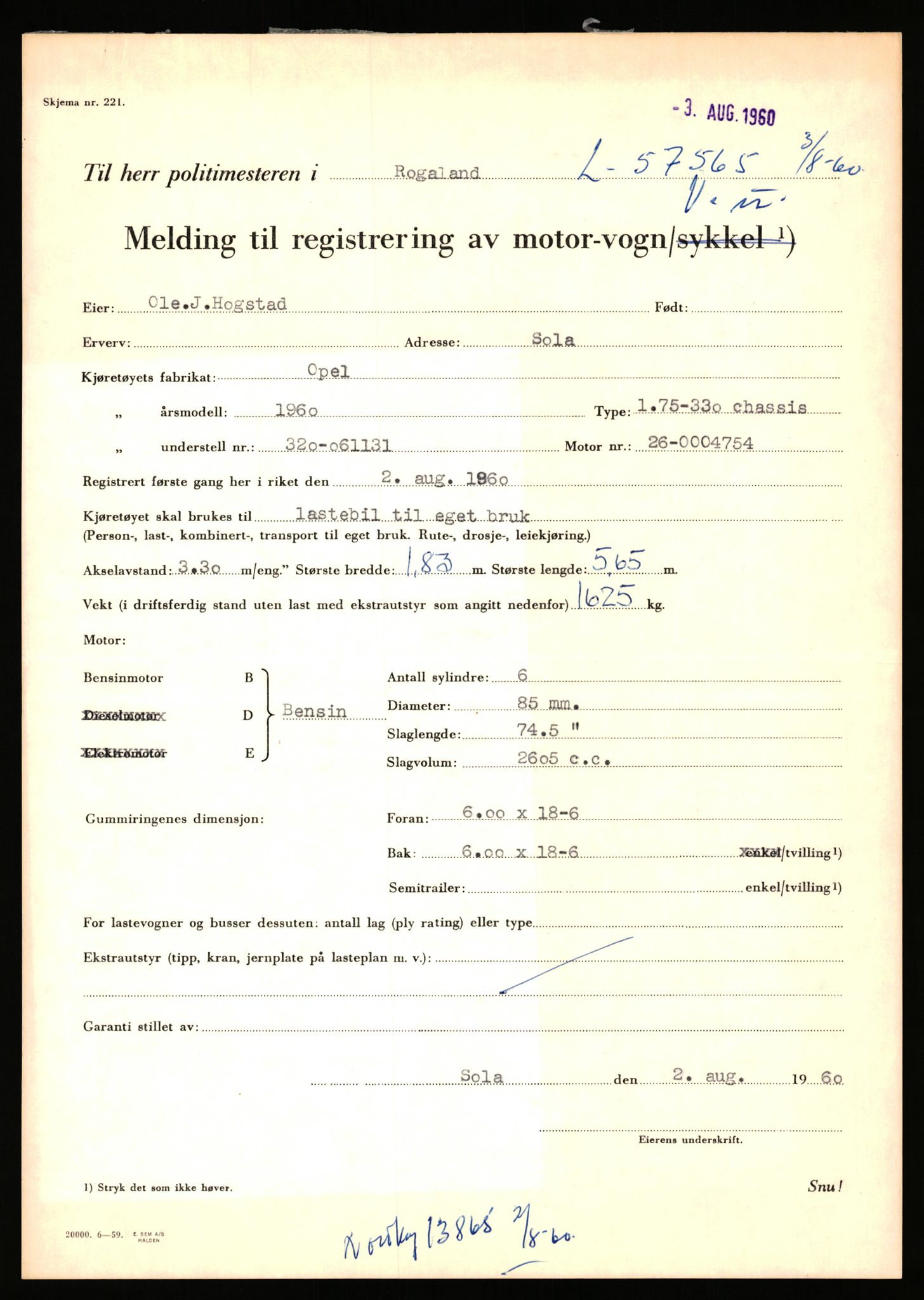 Stavanger trafikkstasjon, AV/SAST-A-101942/0/F/L0057: L-57200 - L-57999, 1930-1971, p. 1161