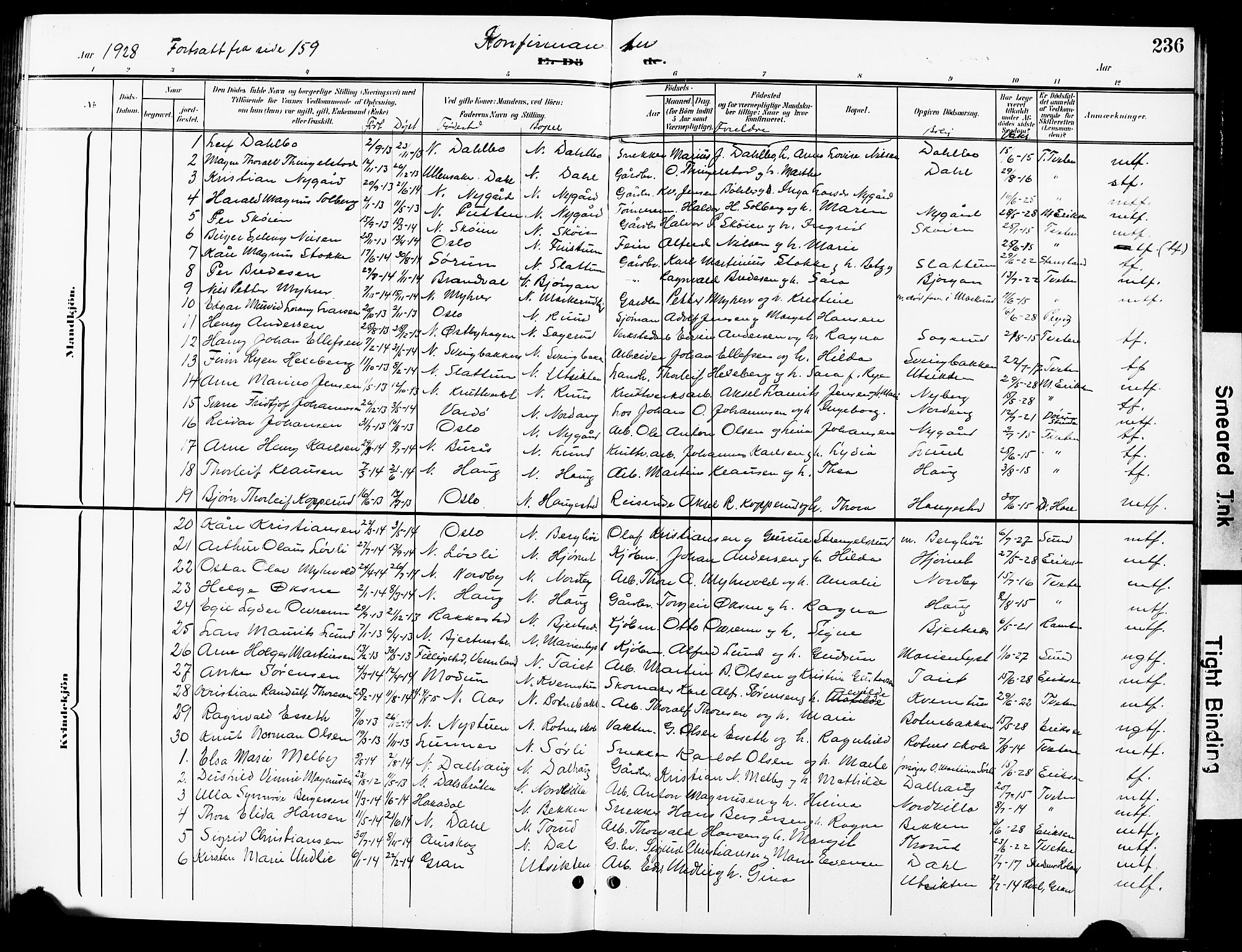 Nittedal prestekontor Kirkebøker, SAO/A-10365a/G/Ga/L0003: Parish register (copy) no. I 3, 1902-1929, p. 236
