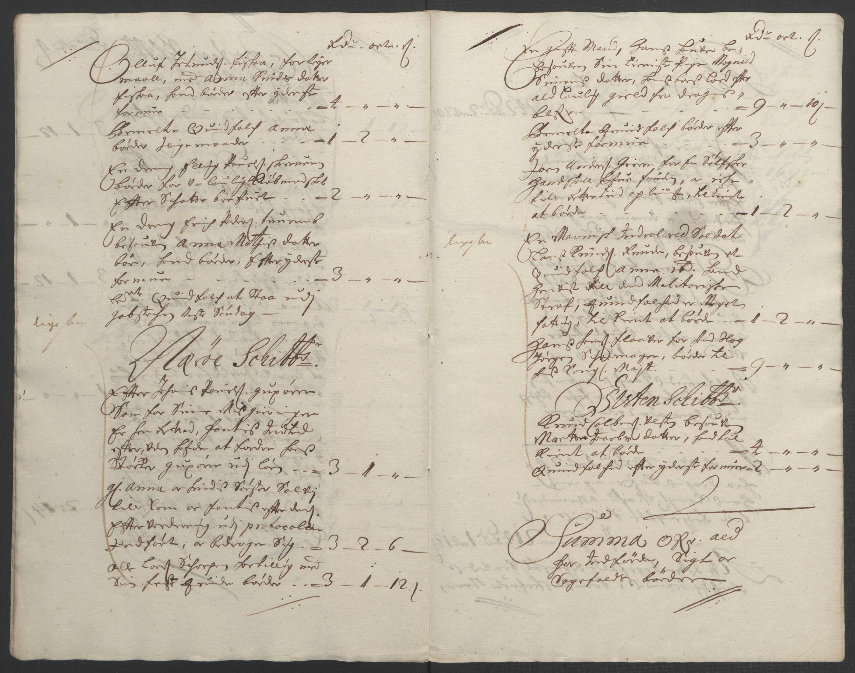 Rentekammeret inntil 1814, Reviderte regnskaper, Fogderegnskap, AV/RA-EA-4092/R54/L3554: Fogderegnskap Sunnmøre, 1691-1693, p. 262