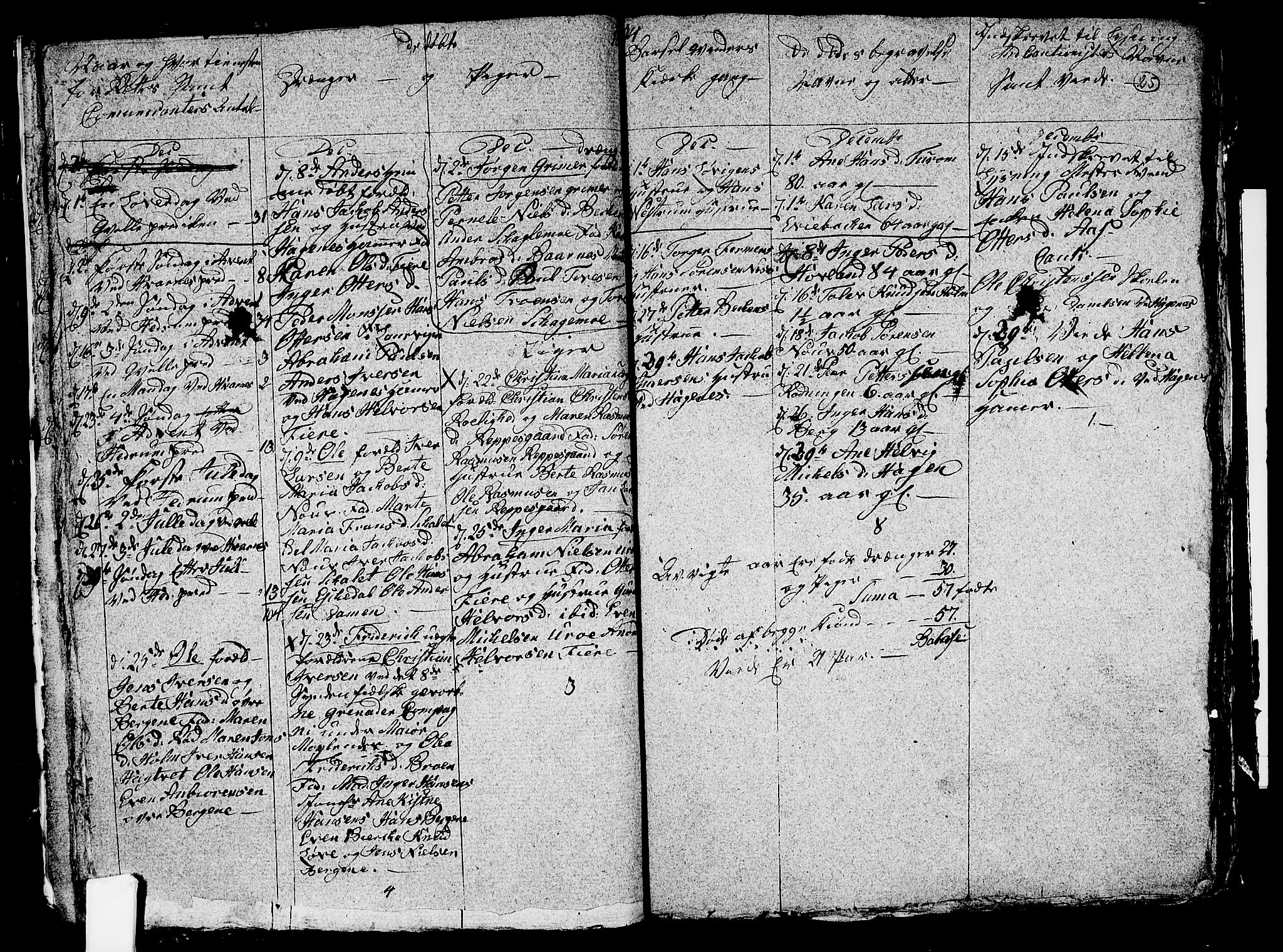 Hedrum kirkebøker, AV/SAKO-A-344/G/Ga/L0002: Parish register (copy) no. I 2, 1803-1817, p. 25