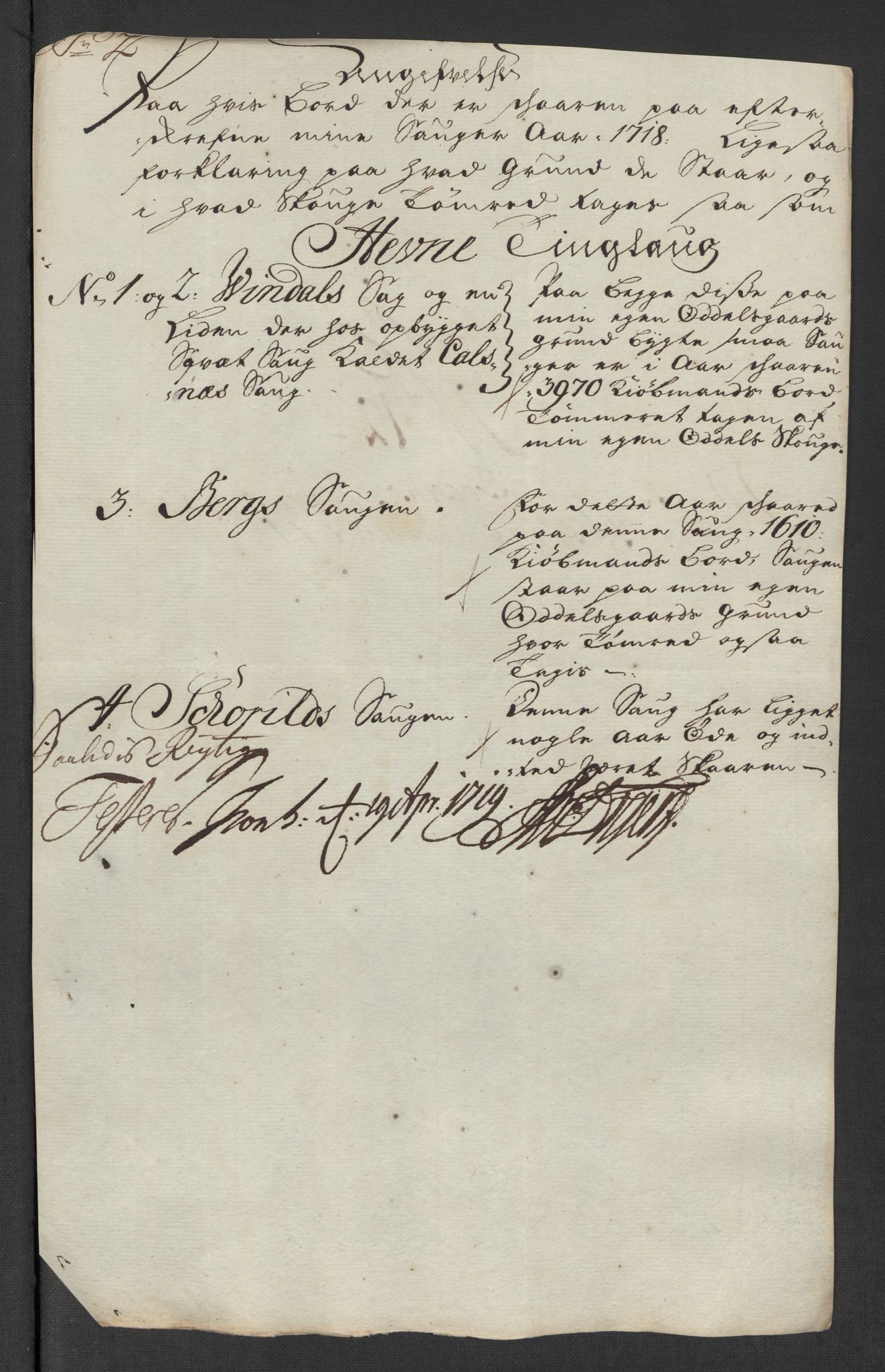 Rentekammeret inntil 1814, Reviderte regnskaper, Fogderegnskap, AV/RA-EA-4092/R57/L3866: Fogderegnskap Fosen, 1718, p. 114