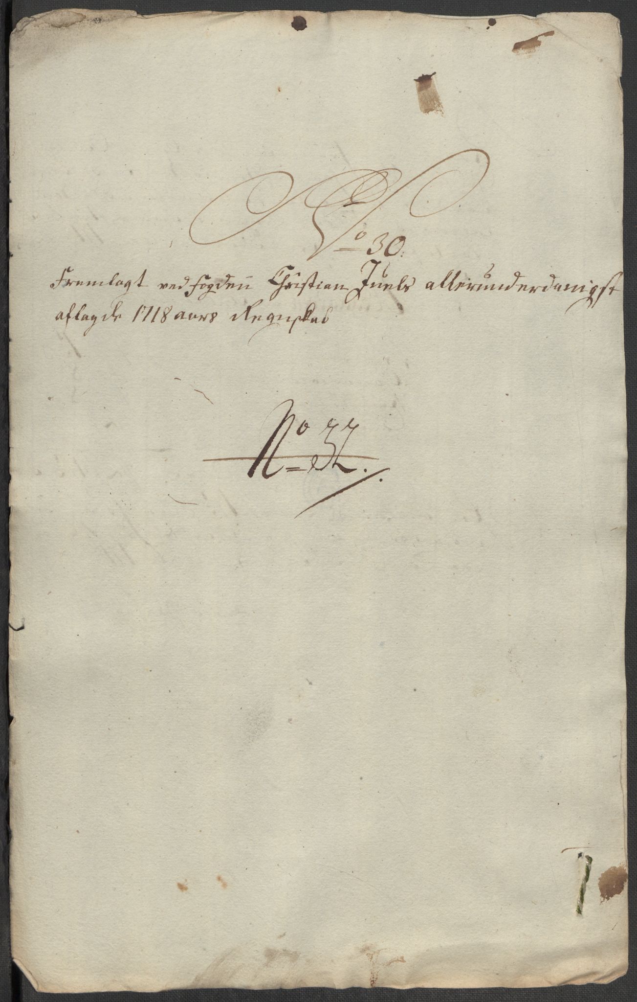 Rentekammeret inntil 1814, Reviderte regnskaper, Fogderegnskap, AV/RA-EA-4092/R13/L0857: Fogderegnskap Solør, Odal og Østerdal, 1718, p. 309