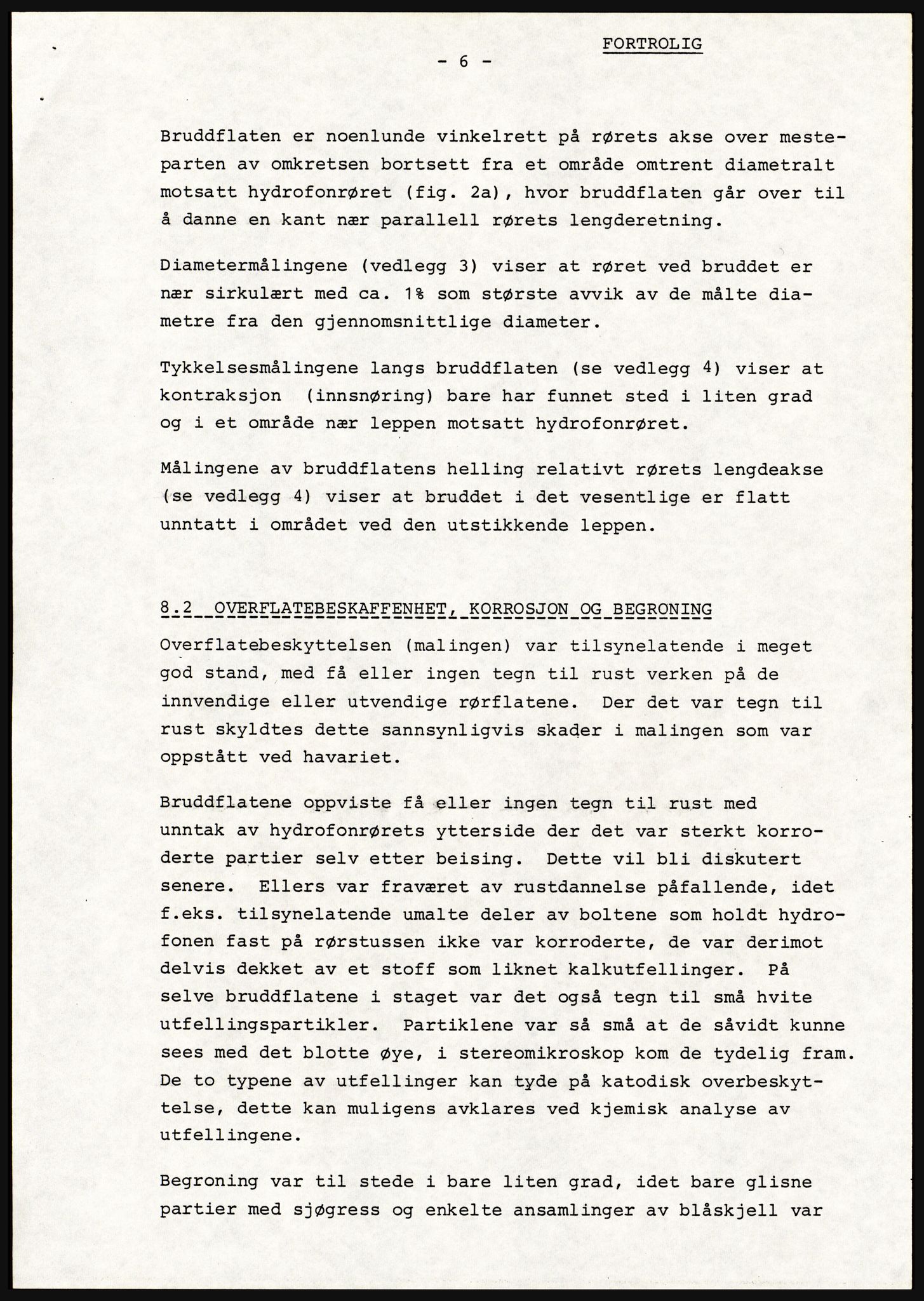 Justisdepartementet, Granskningskommisjonen ved Alexander Kielland-ulykken 27.3.1980, AV/RA-S-1165/D/L0021: V Forankring (Doku.liste + V1-V3 av 3)/W Materialundersøkelser (Doku.liste + W1-W10 av 10 - W9 eske 26), 1980-1981, p. 65