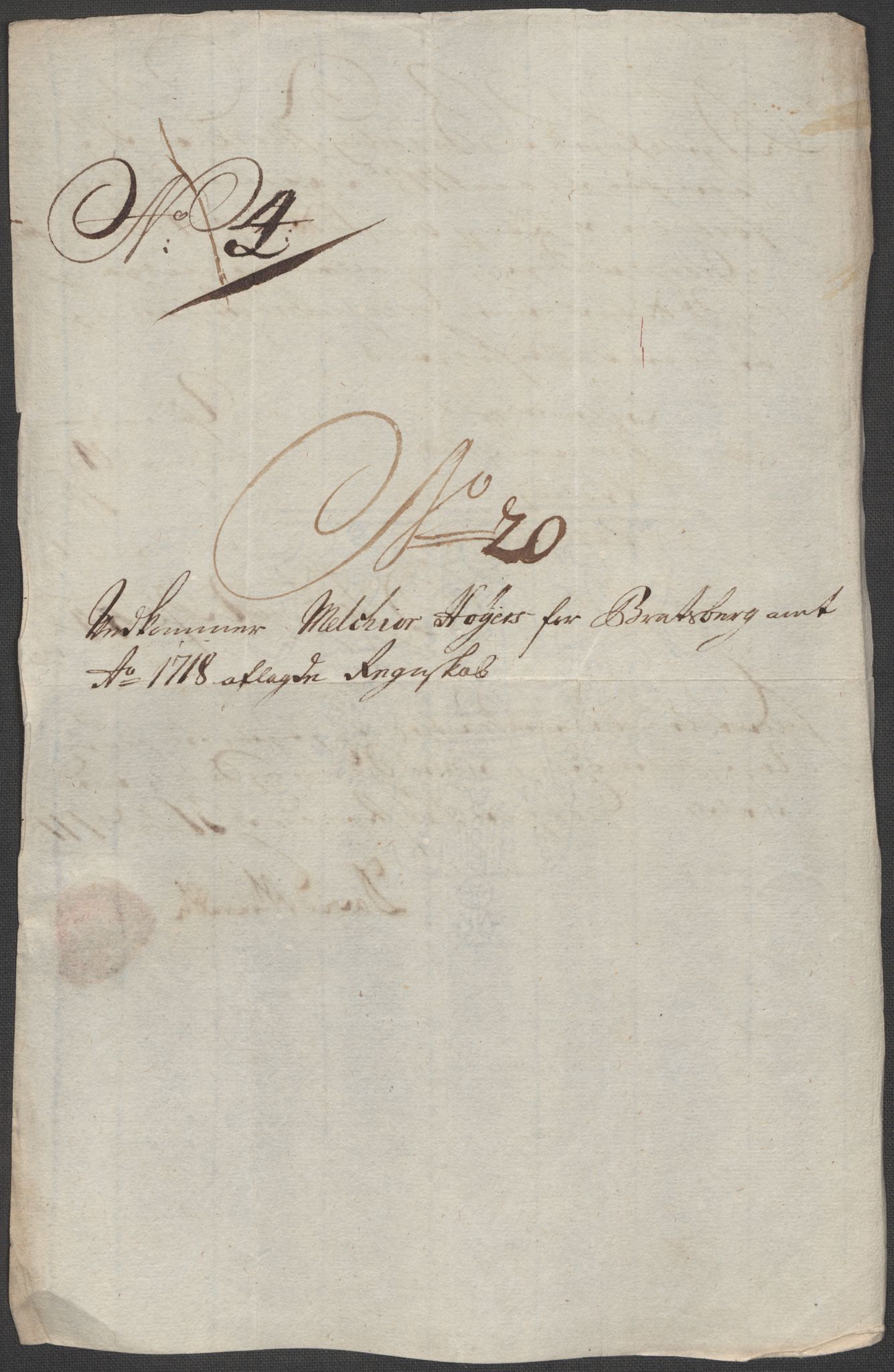 Rentekammeret inntil 1814, Reviderte regnskaper, Fogderegnskap, AV/RA-EA-4092/R36/L2130: Fogderegnskap Øvre og Nedre Telemark og Bamble, 1718, p. 271