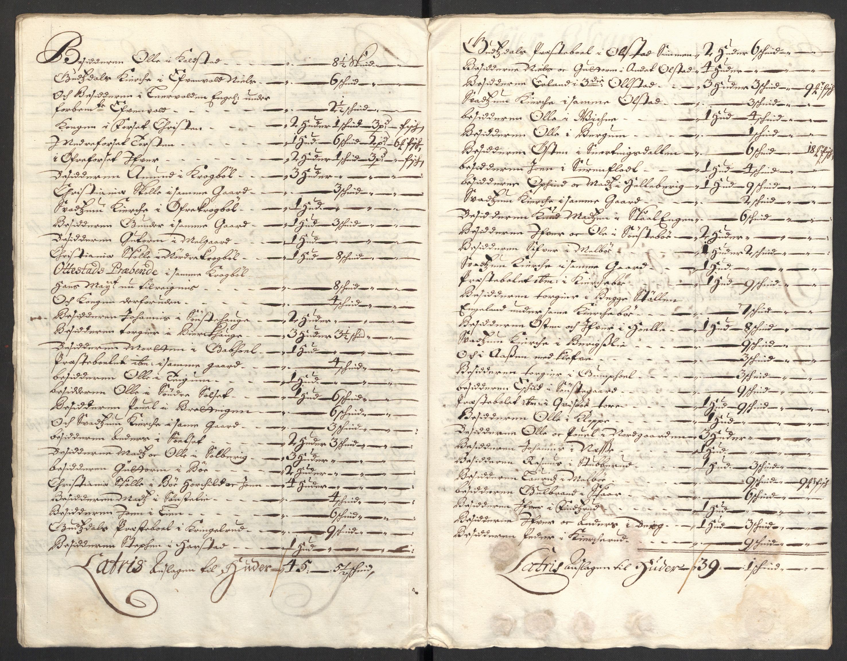 Rentekammeret inntil 1814, Reviderte regnskaper, Fogderegnskap, AV/RA-EA-4092/R17/L1170: Fogderegnskap Gudbrandsdal, 1696-1697, p. 102