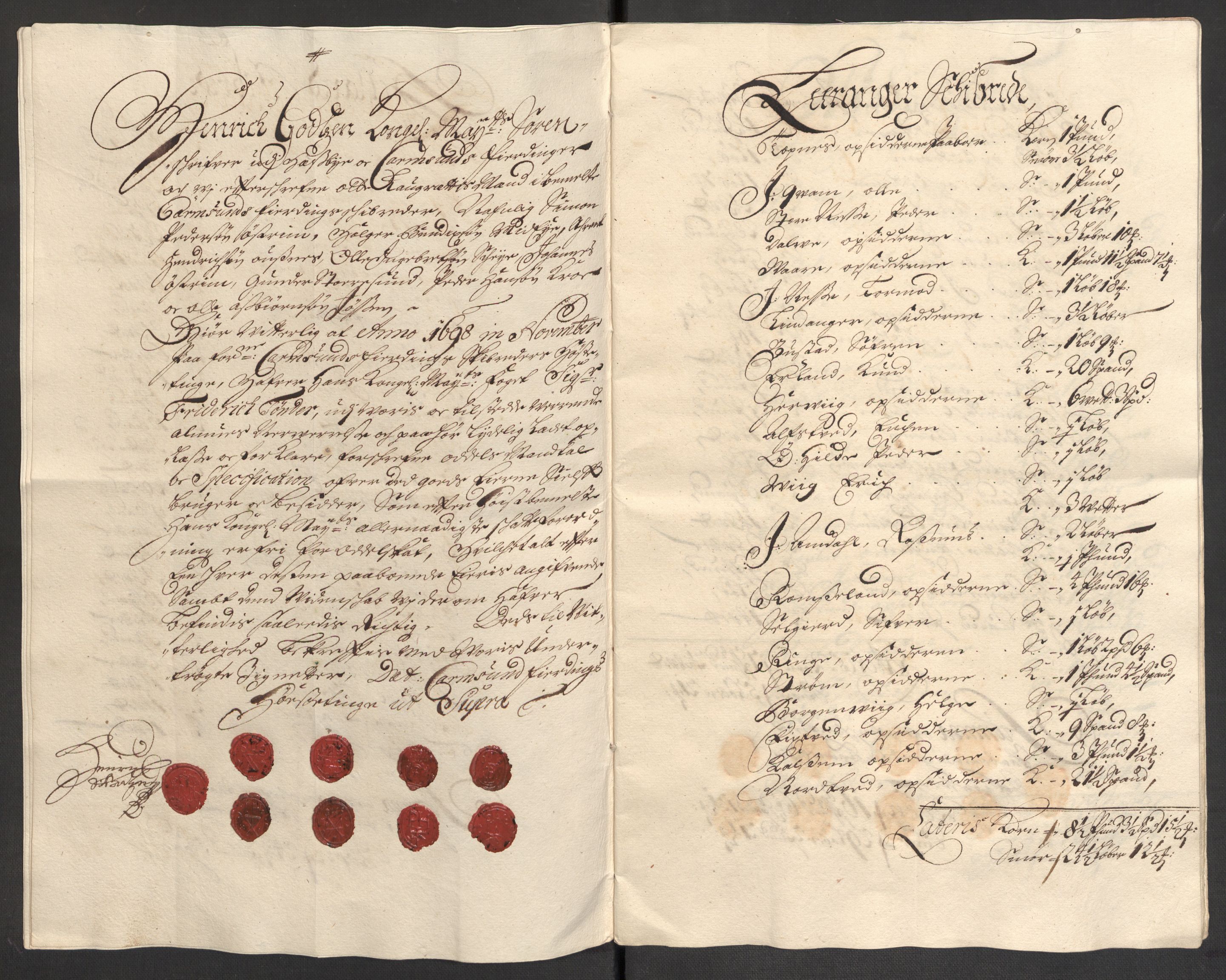 Rentekammeret inntil 1814, Reviderte regnskaper, Fogderegnskap, RA/EA-4092/R47/L2858: Fogderegnskap Ryfylke, 1697-1700, p. 225