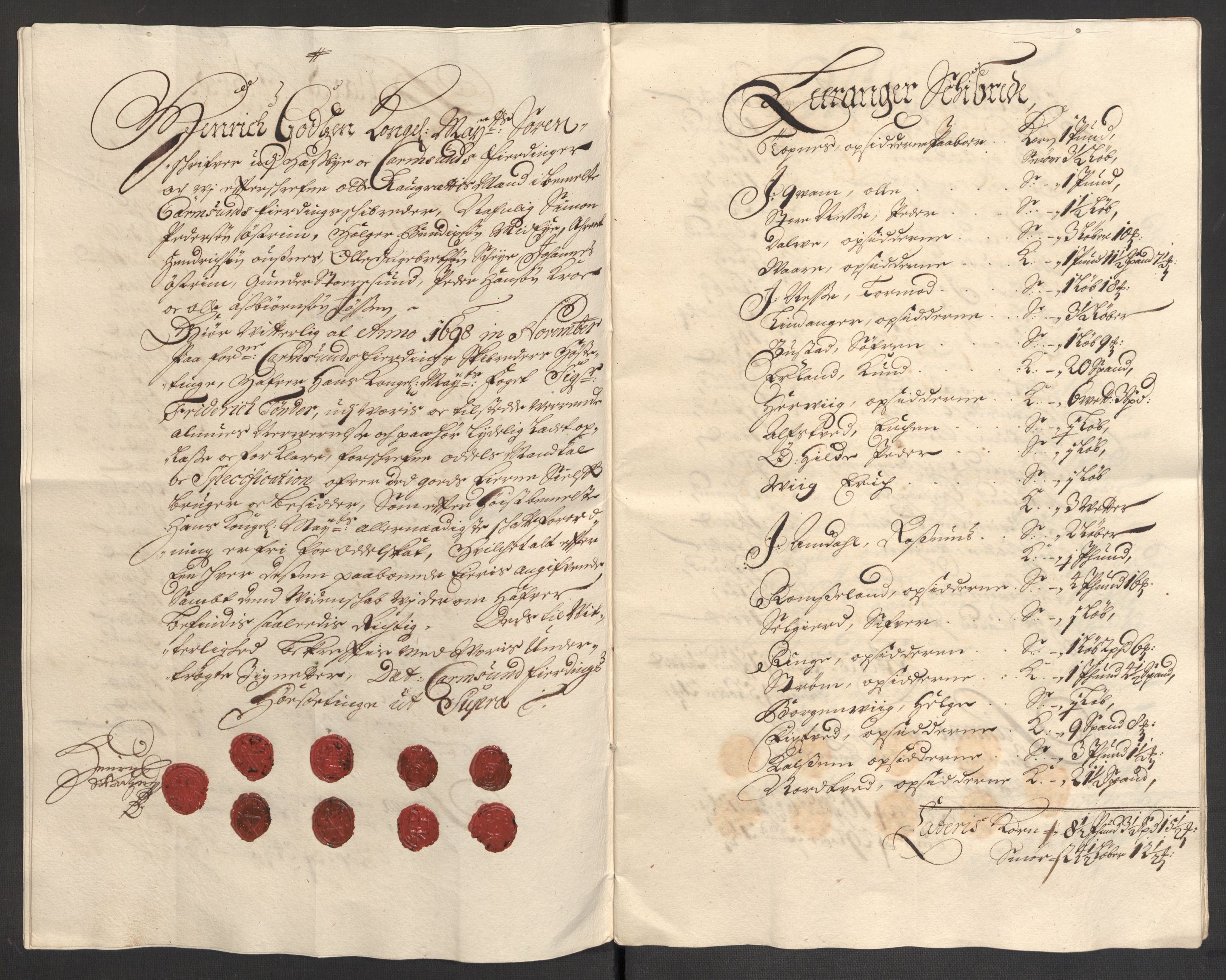 Rentekammeret inntil 1814, Reviderte regnskaper, Fogderegnskap, AV/RA-EA-4092/R47/L2858: Fogderegnskap Ryfylke, 1697-1700, p. 225