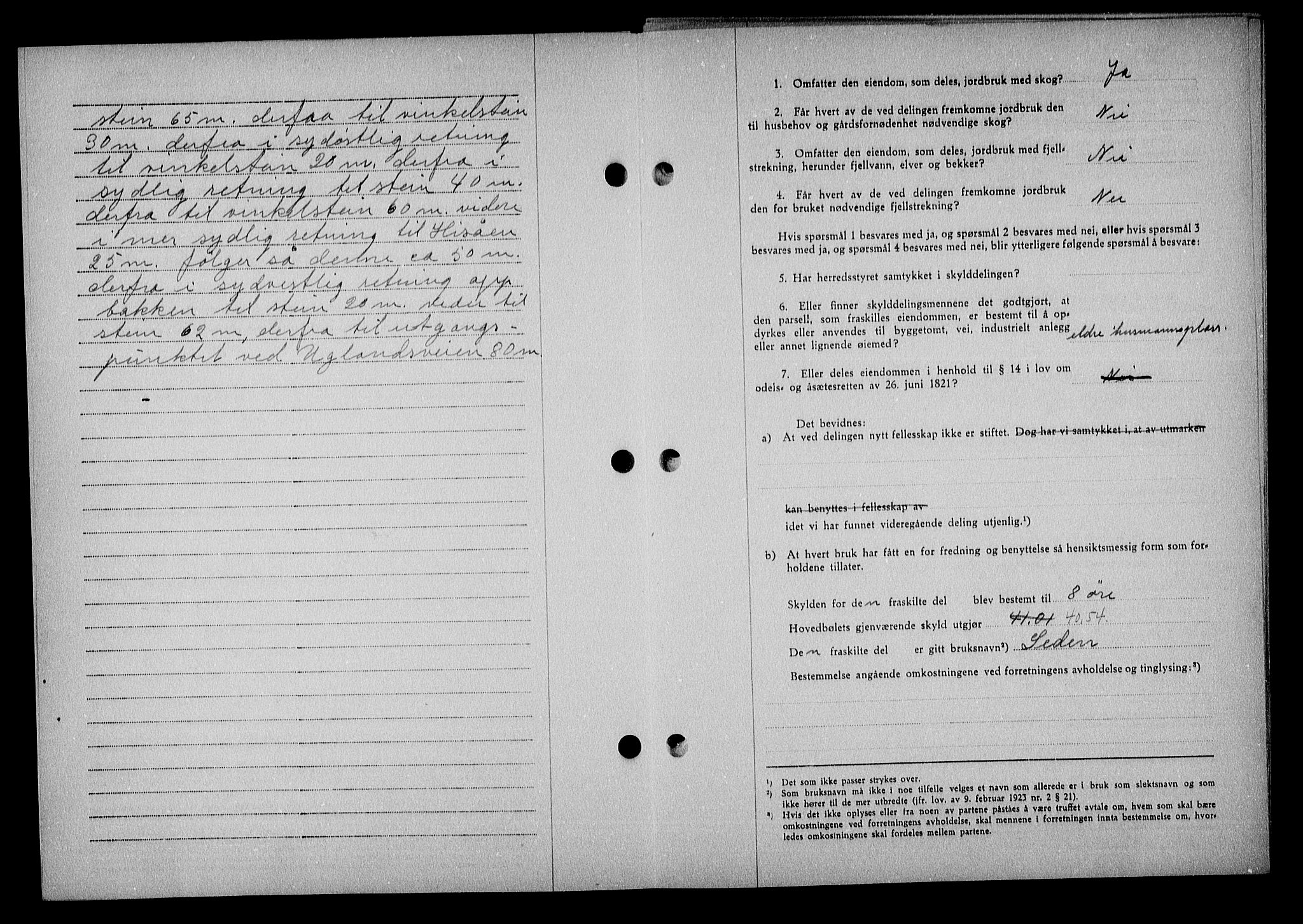 Nedenes sorenskriveri, AV/SAK-1221-0006/G/Gb/Gba/L0049: Mortgage book no. A-III, 1941-1942, Diary no: : 741/1942