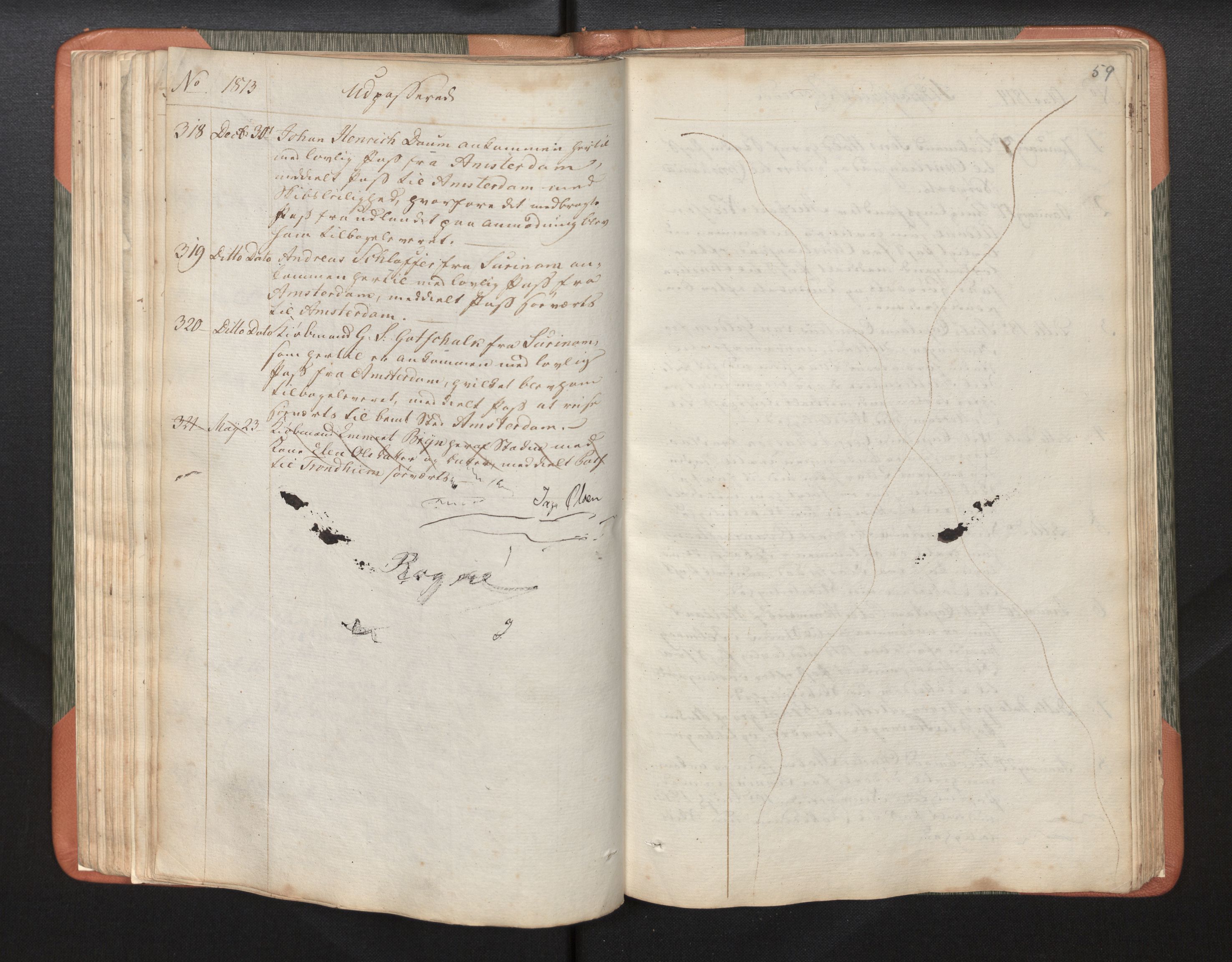 Bergen politikammer / politidistrikt, AV/SAB-A-60401/L/La/Lab/L0001: Passprotokoll, 1811-1817, p. 59